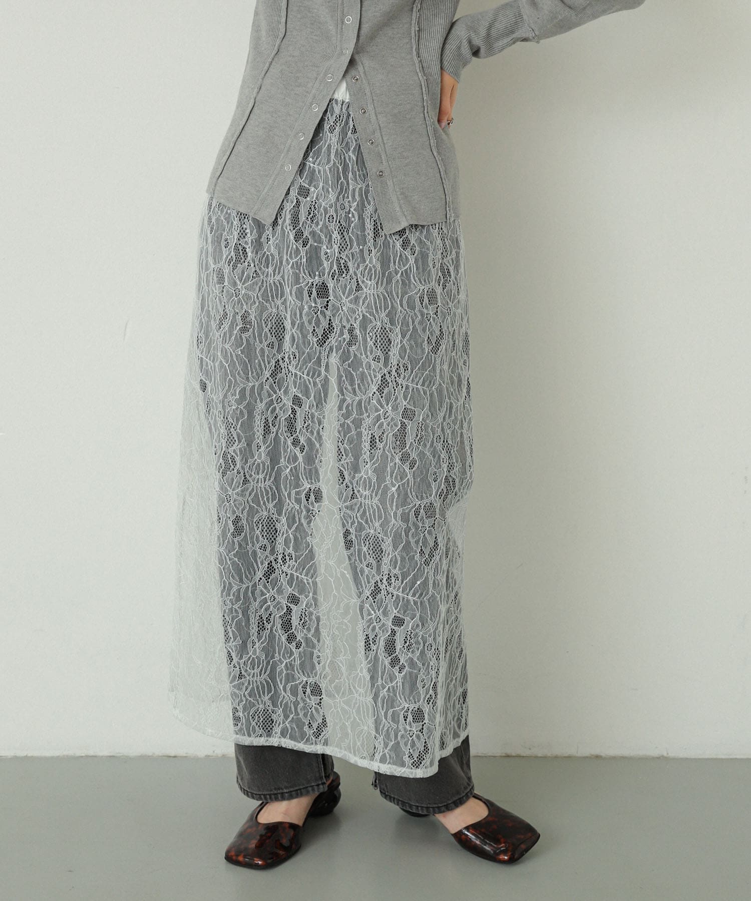 2WAYスパンコールスカート