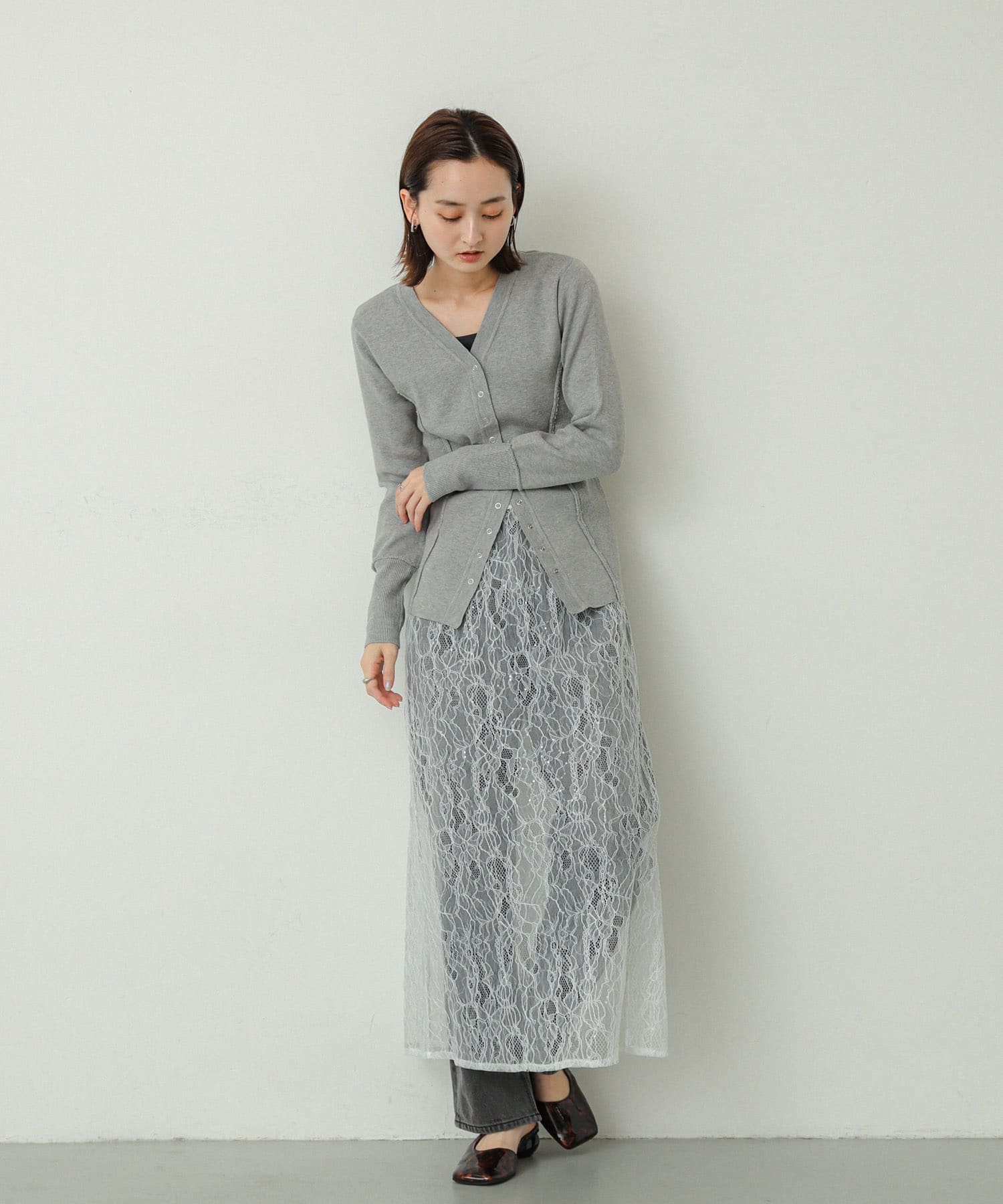 身長：169cm サイズ：one