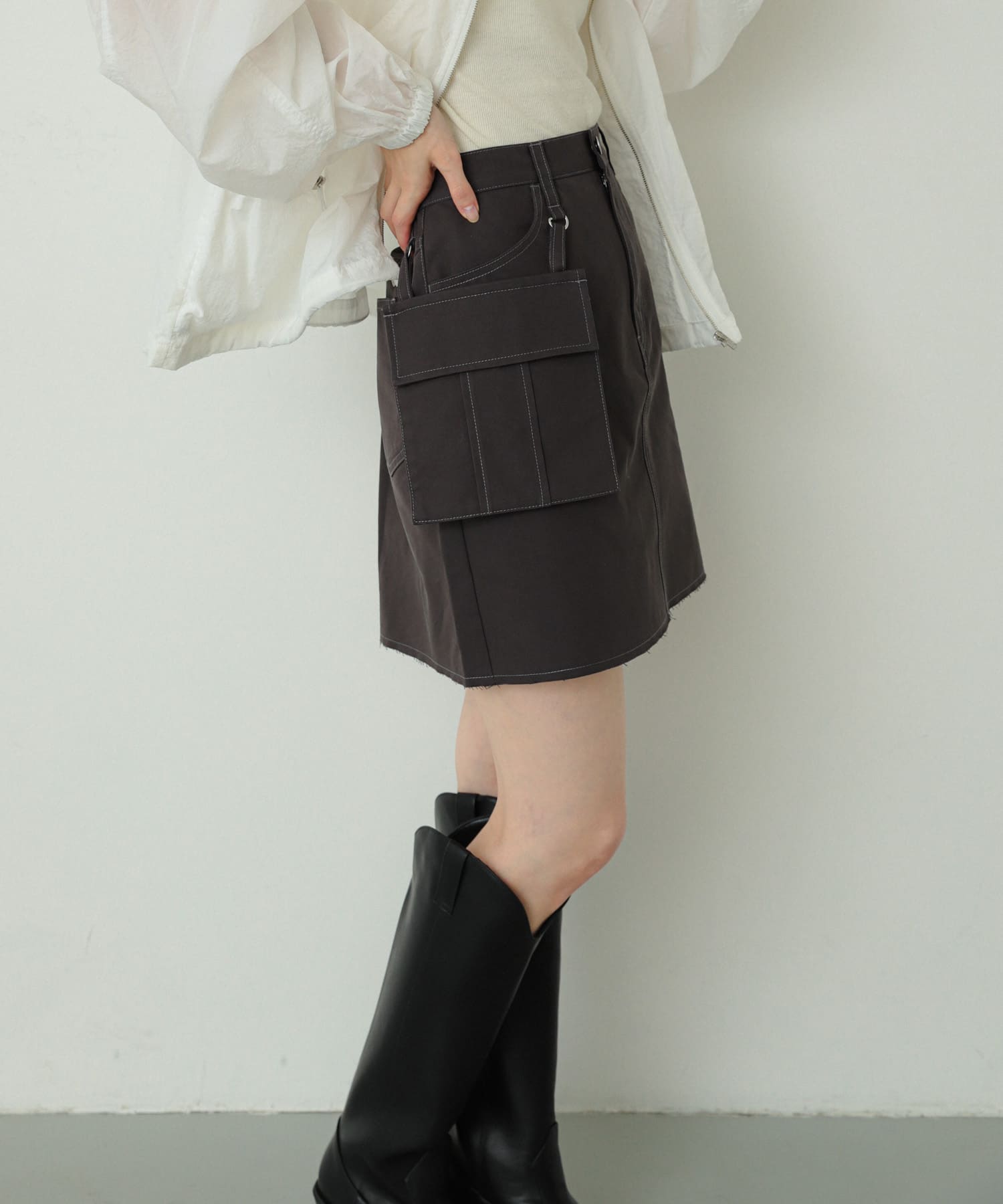 身長：169cm サイズ：one