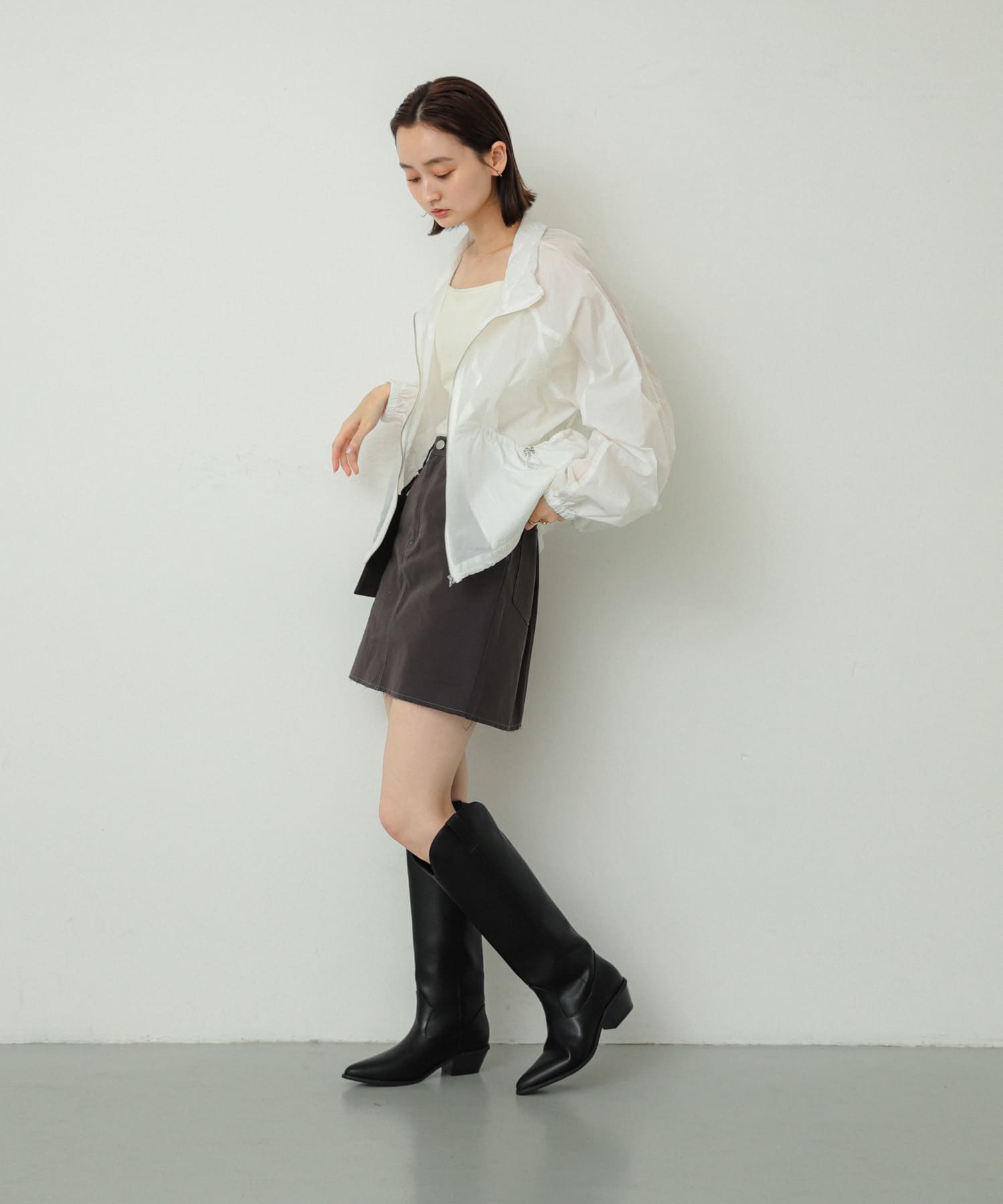 身長：169cm サイズ：one