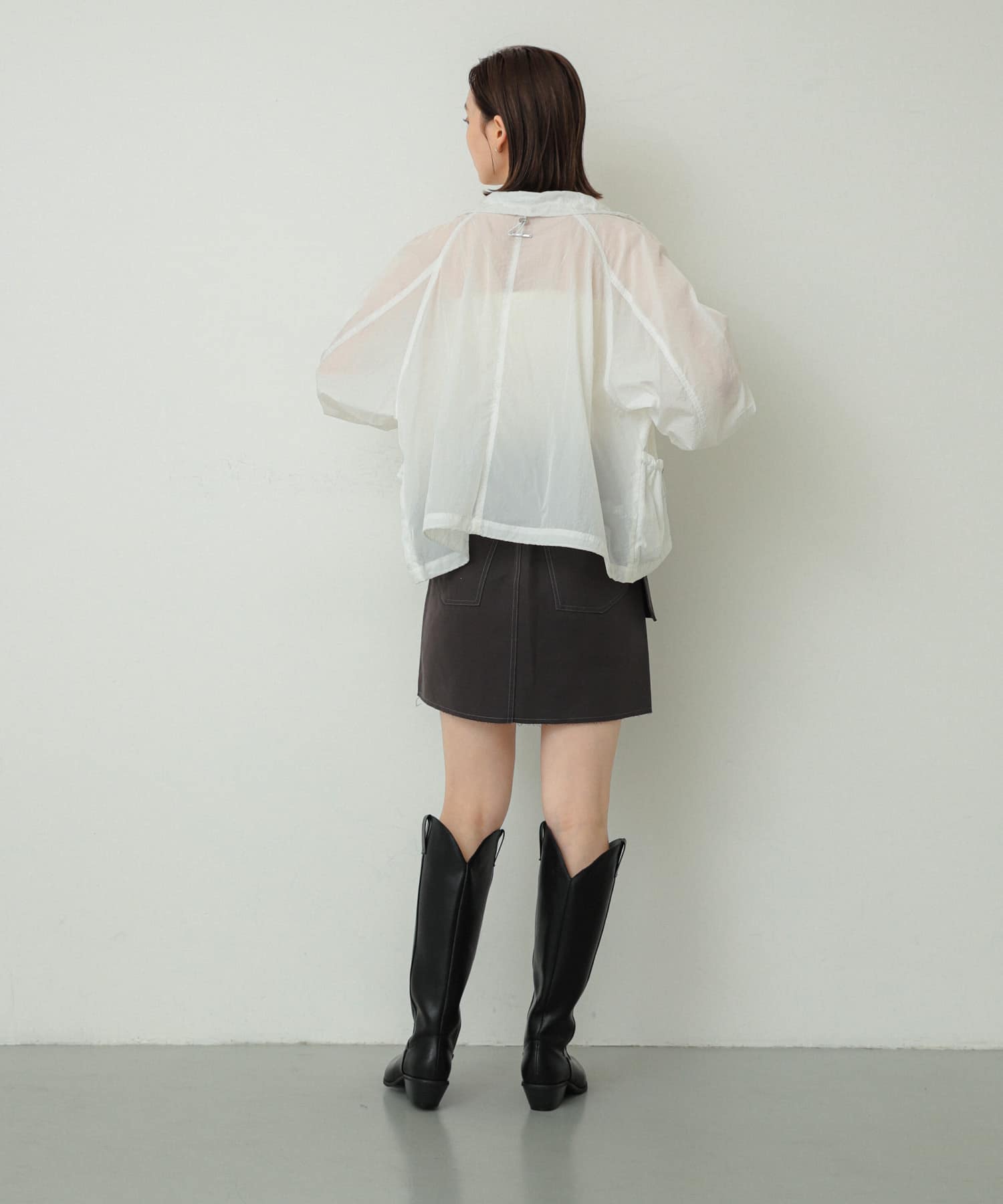 身長：169cm サイズ：one