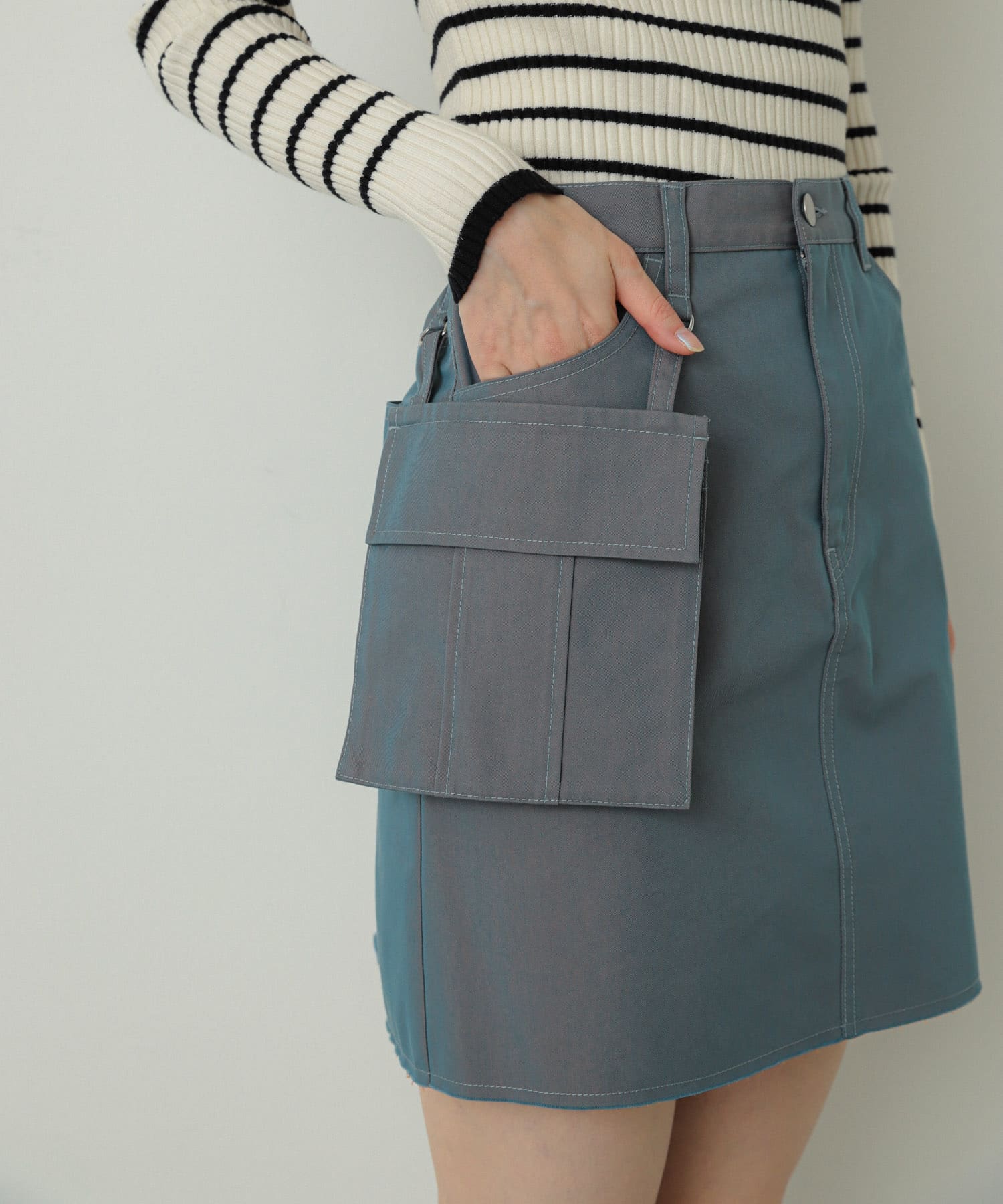 身長：169cm サイズ：one