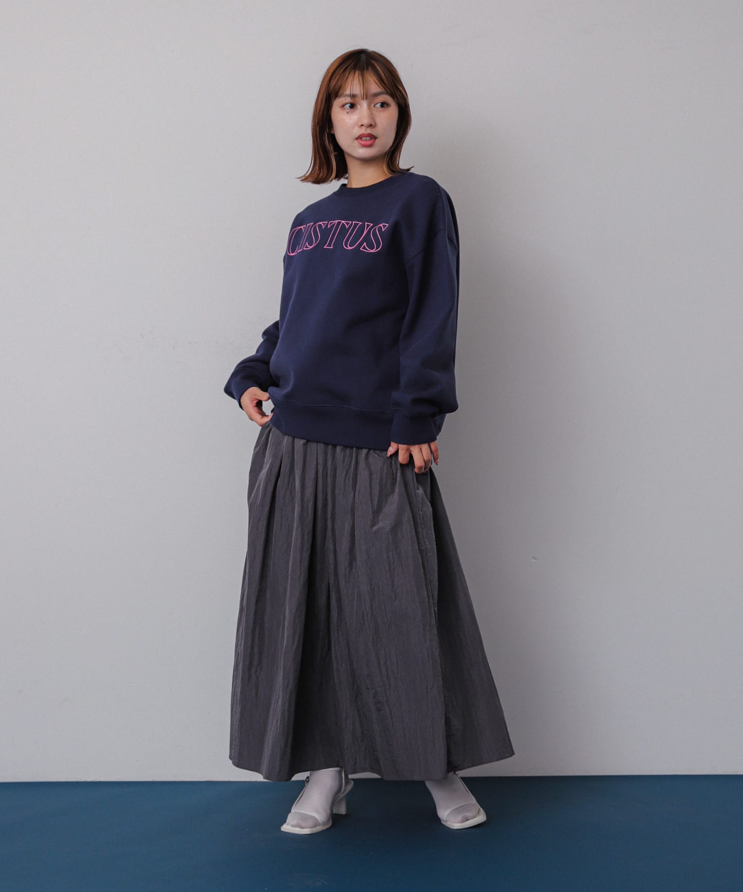 身長：158cm サイズ：one