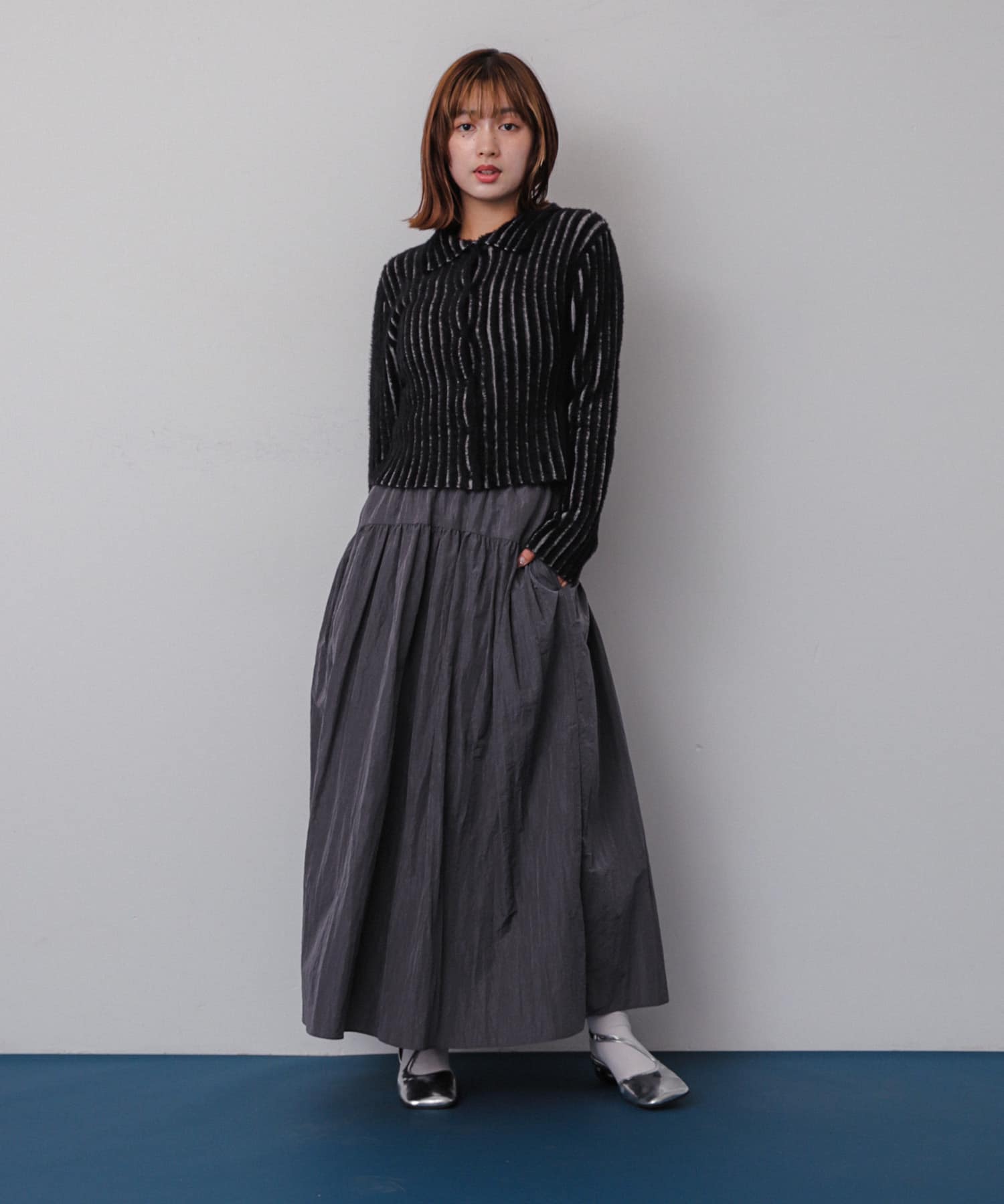 身長：158cm サイズ：one