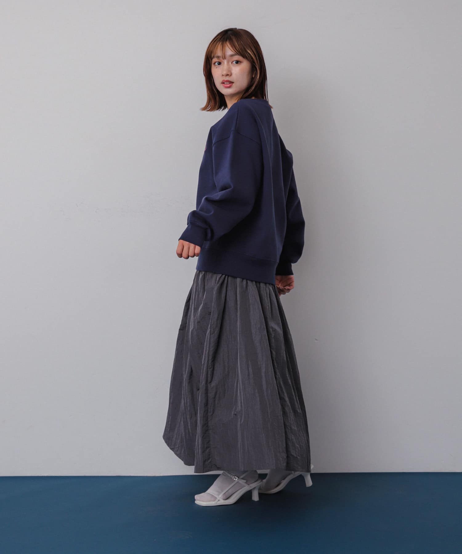 身長：158cm サイズ：one