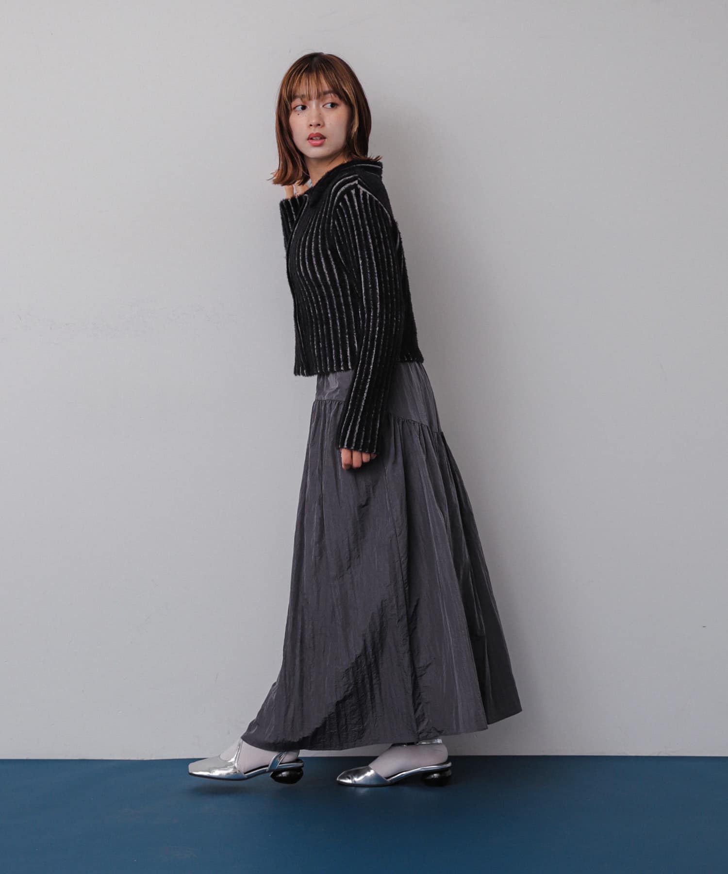 身長：158cm サイズ：one