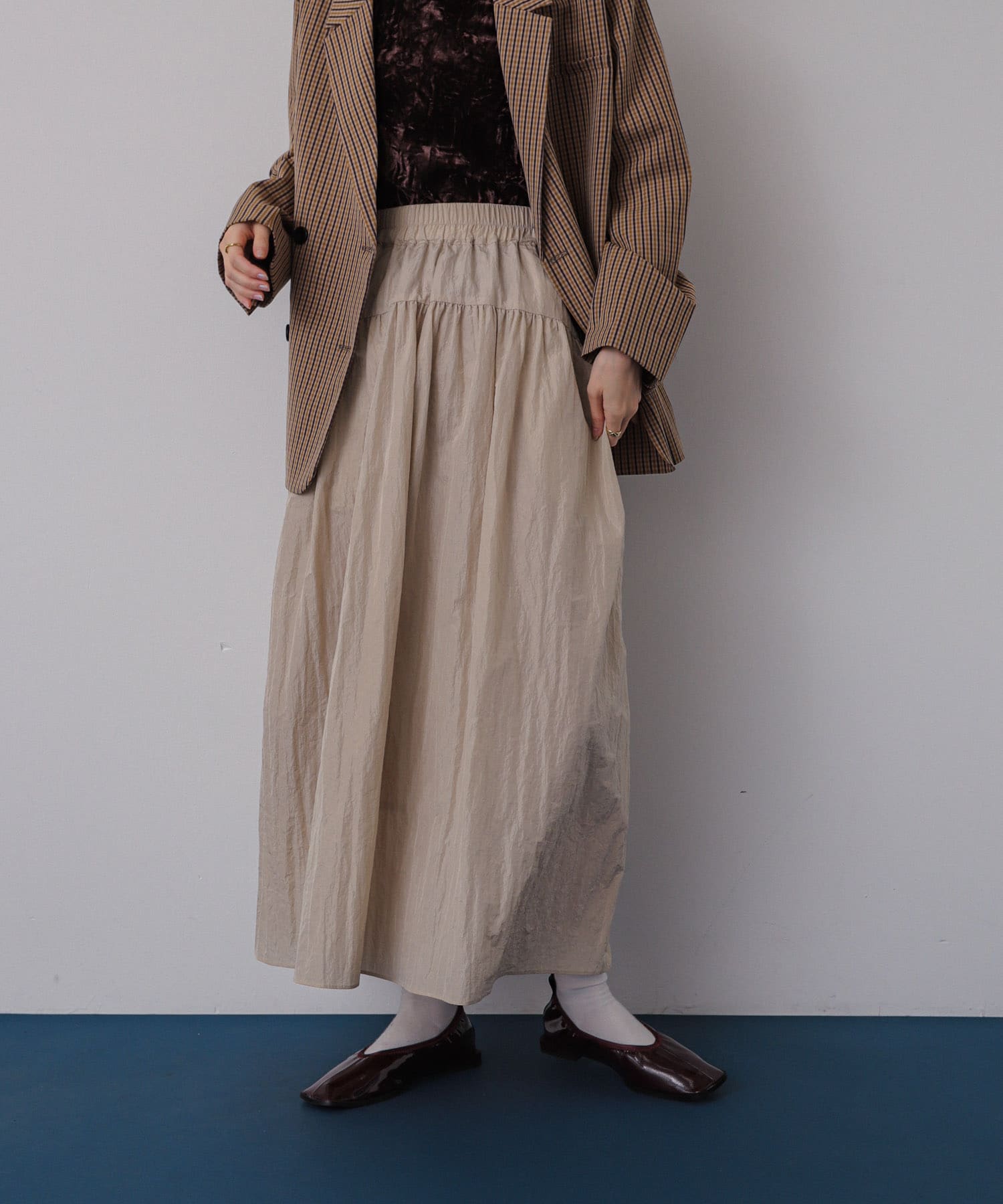 身長：158cm サイズ：one