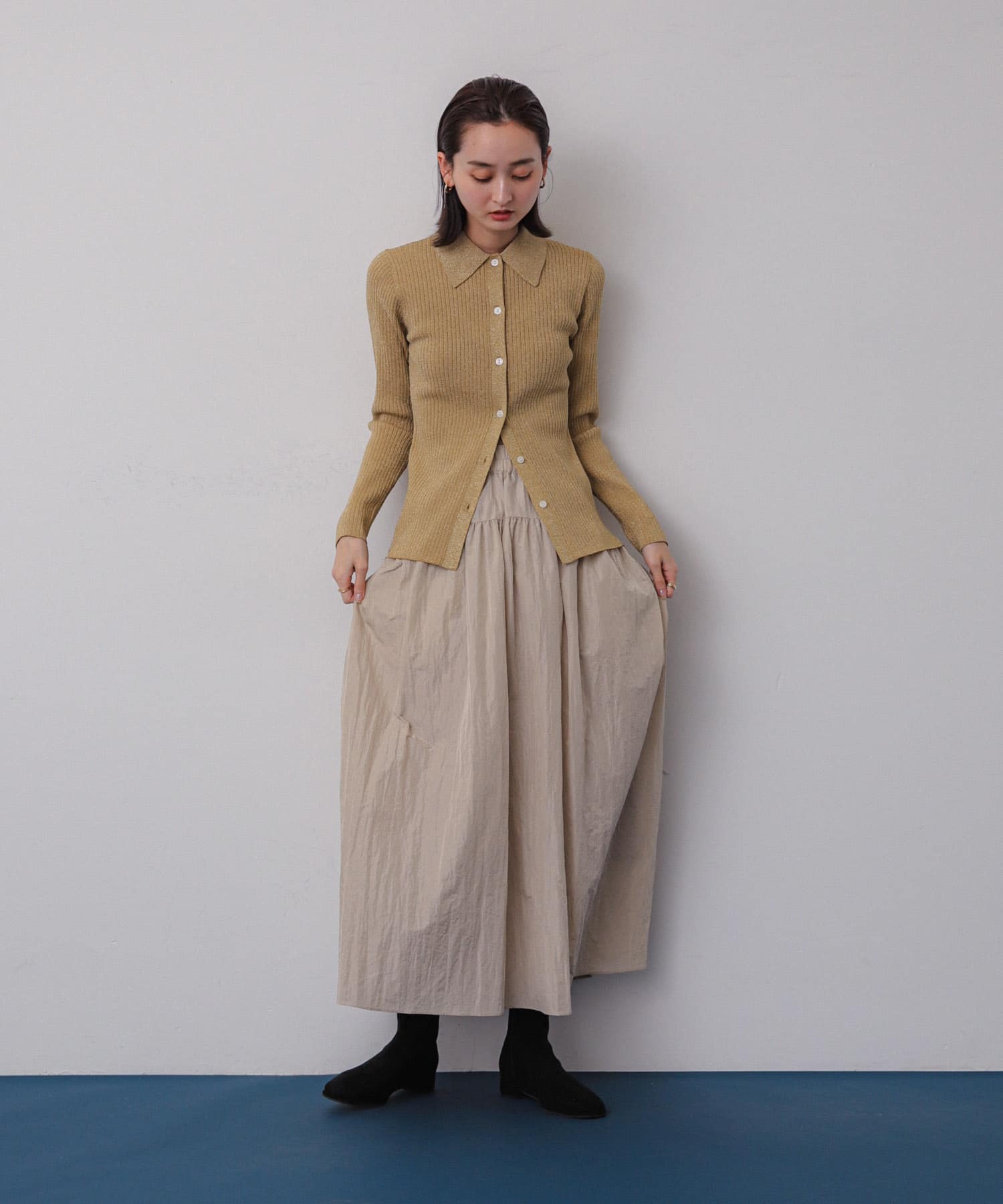 身長：158cm サイズ：one