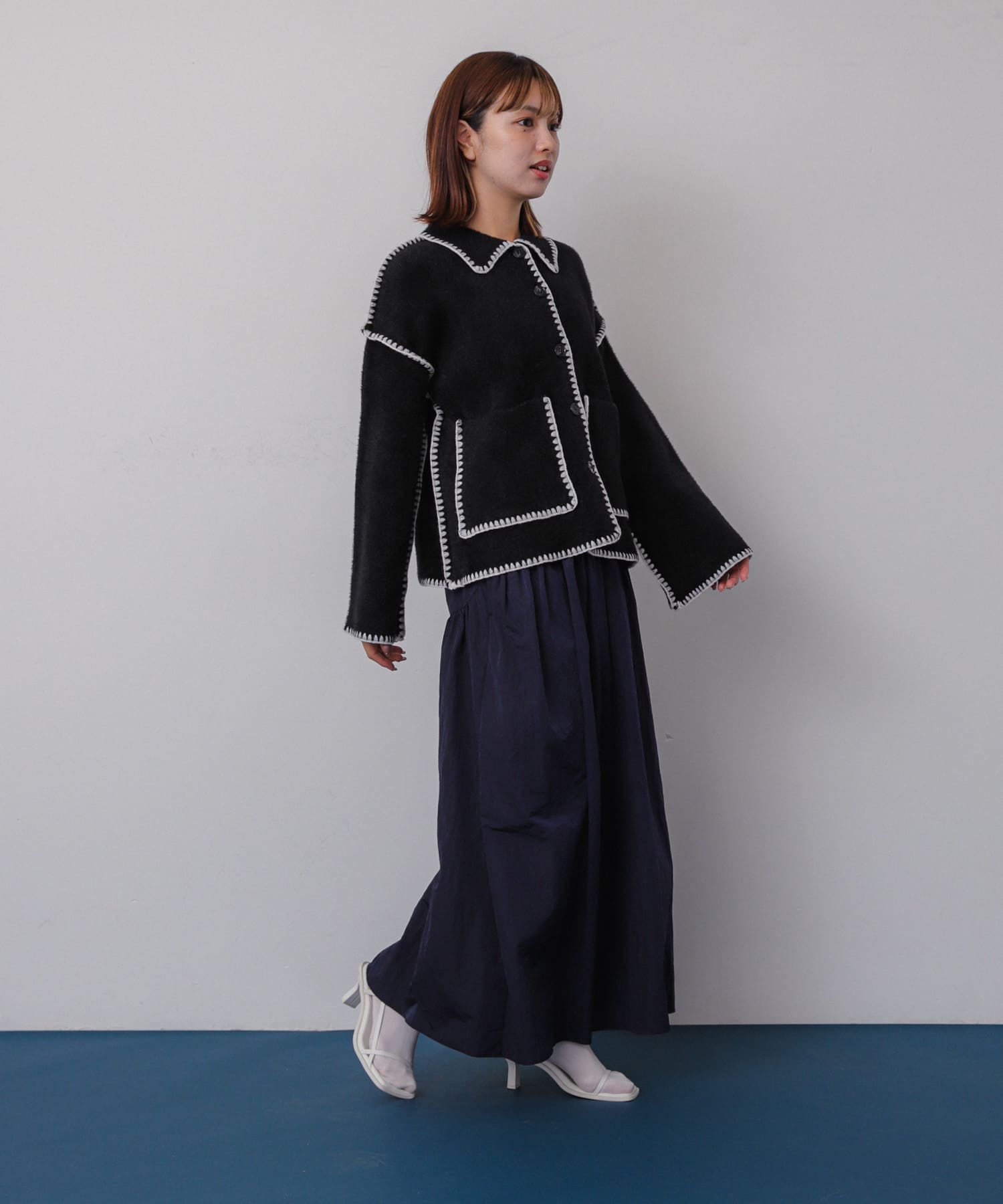 身長：158cm サイズ：one