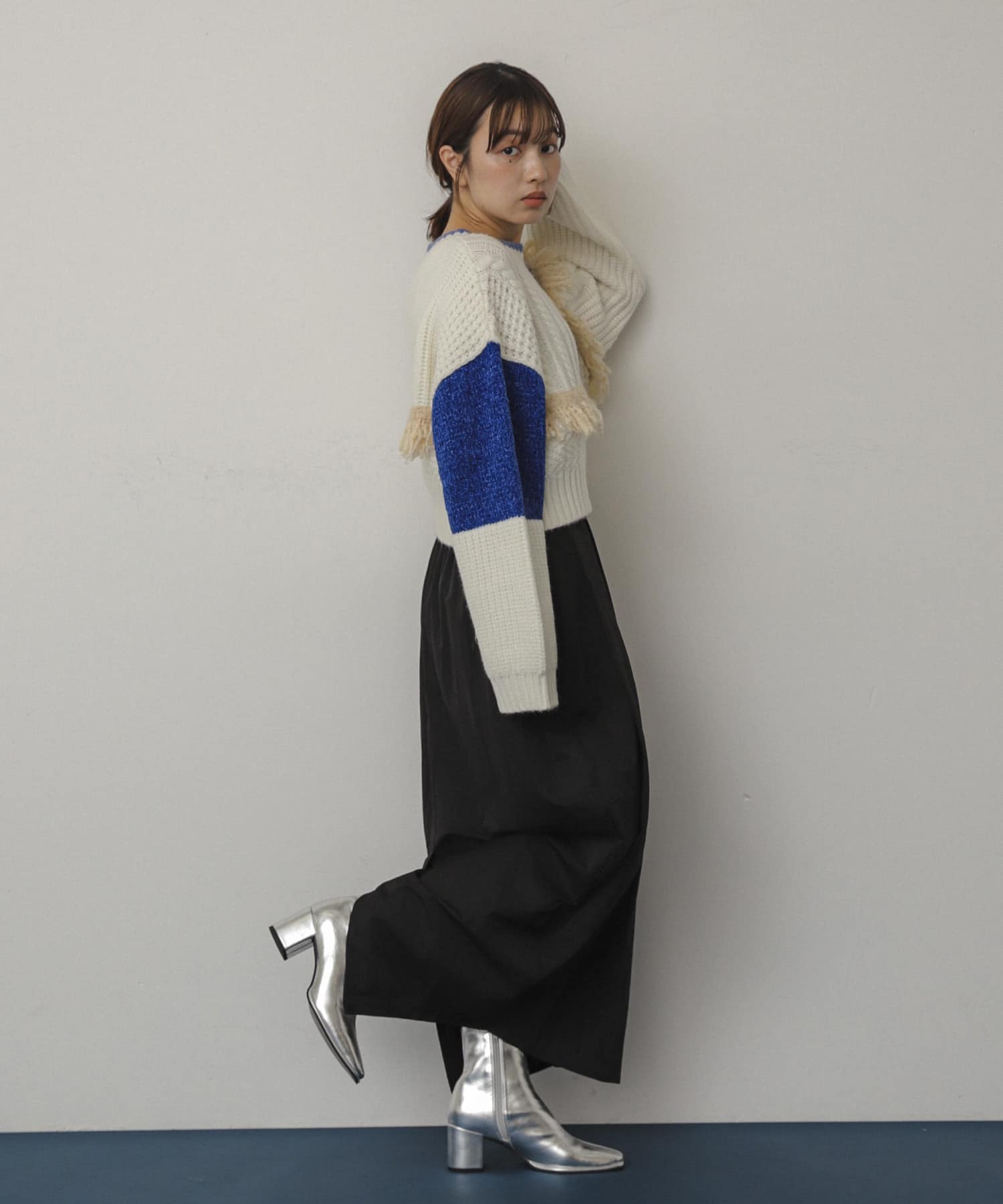 身長：158cm サイズ：one