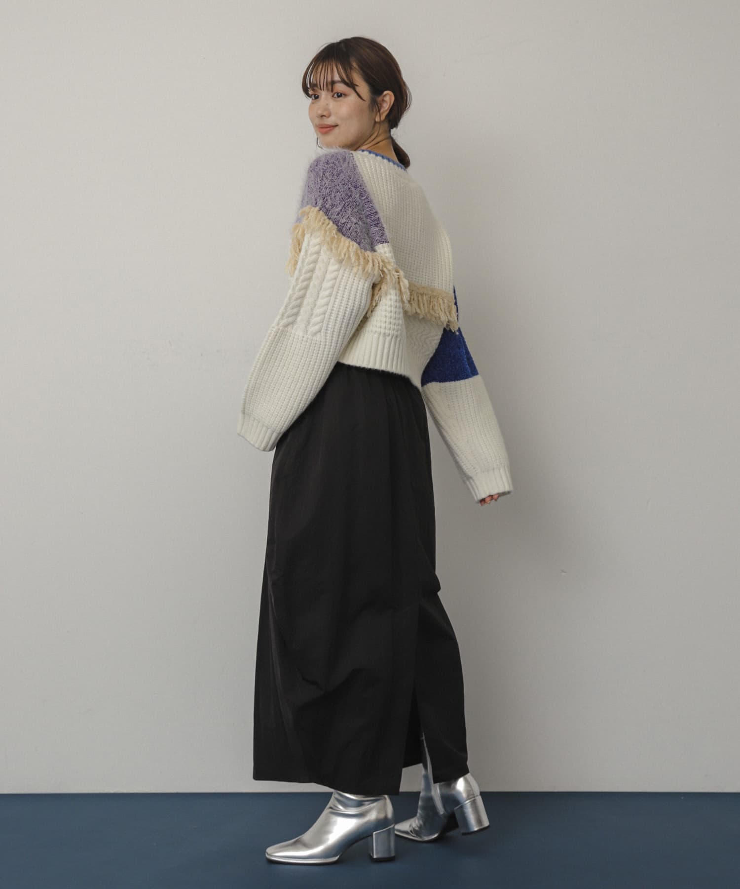 身長：158cm サイズ：one