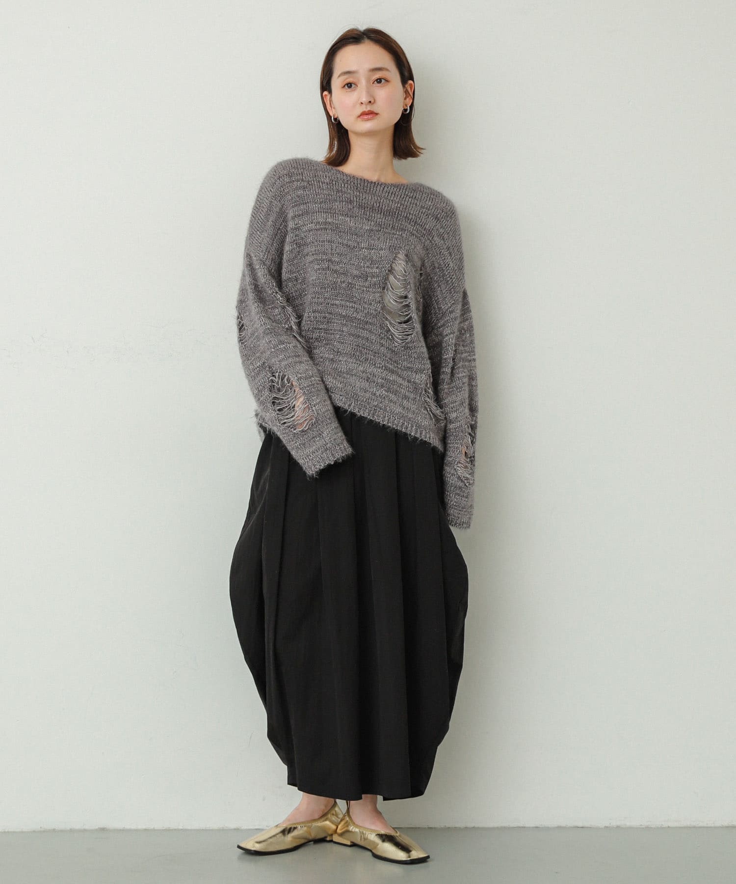 身長：169cm サイズ：one