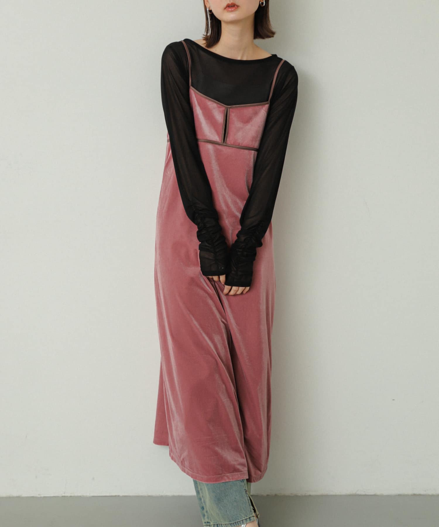 身長：169cm サイズ：one