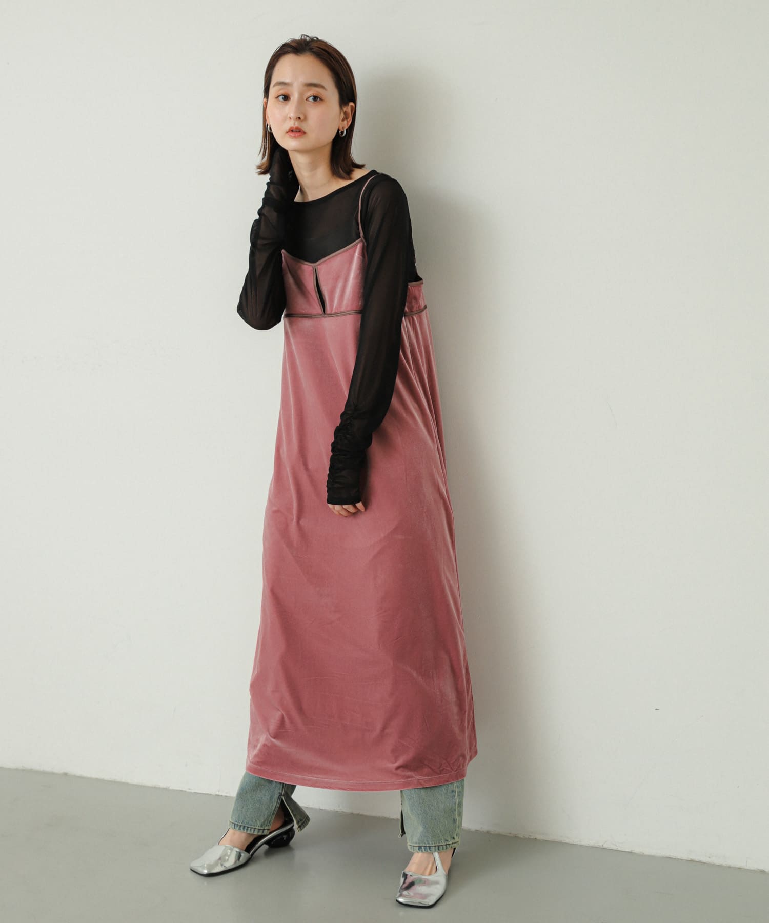 身長：169cm サイズ：one