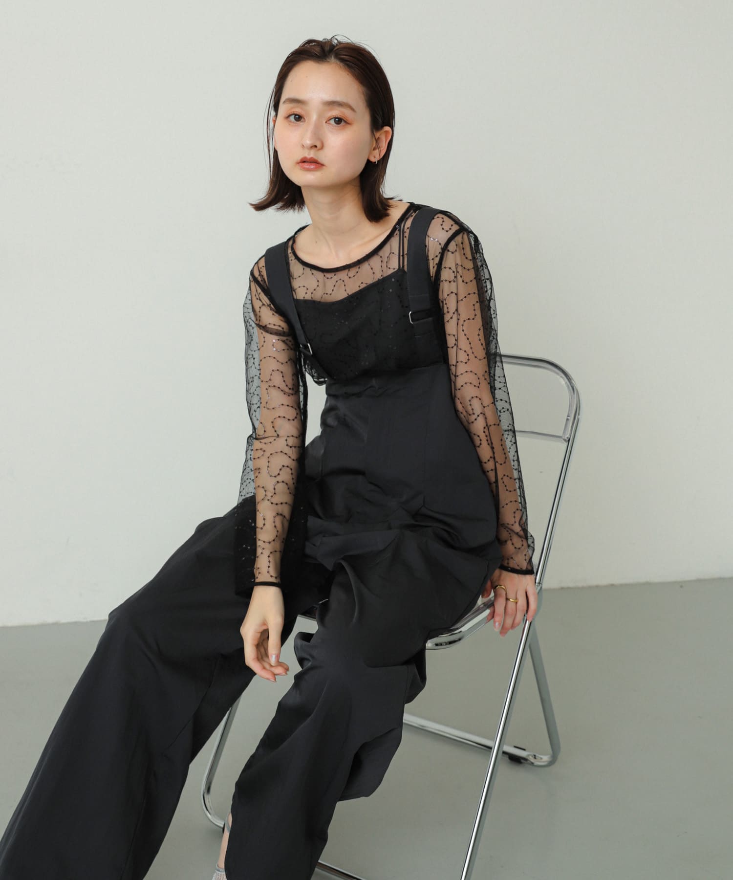 身長：169cm サイズ：one