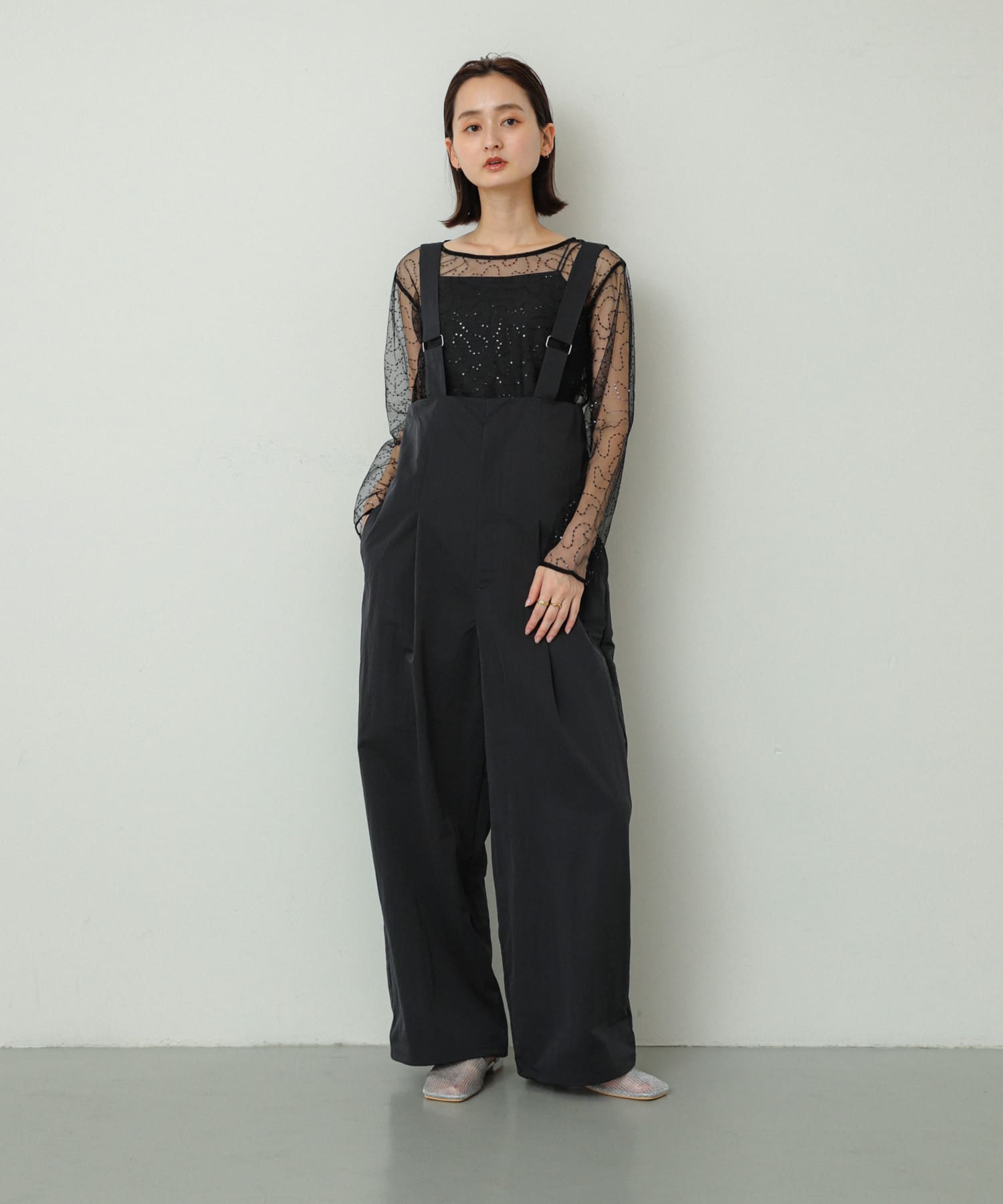 身長：169cm サイズ：one
