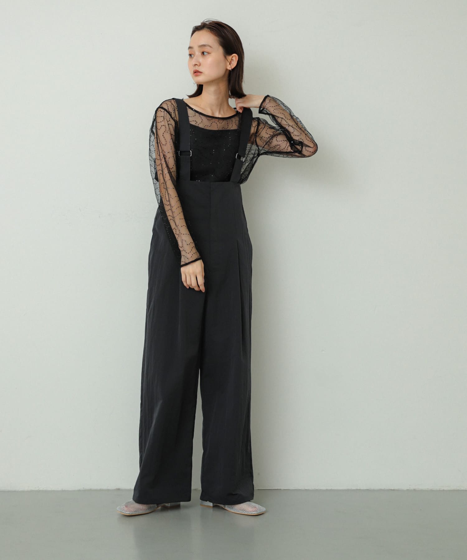 身長：169cm サイズ：one