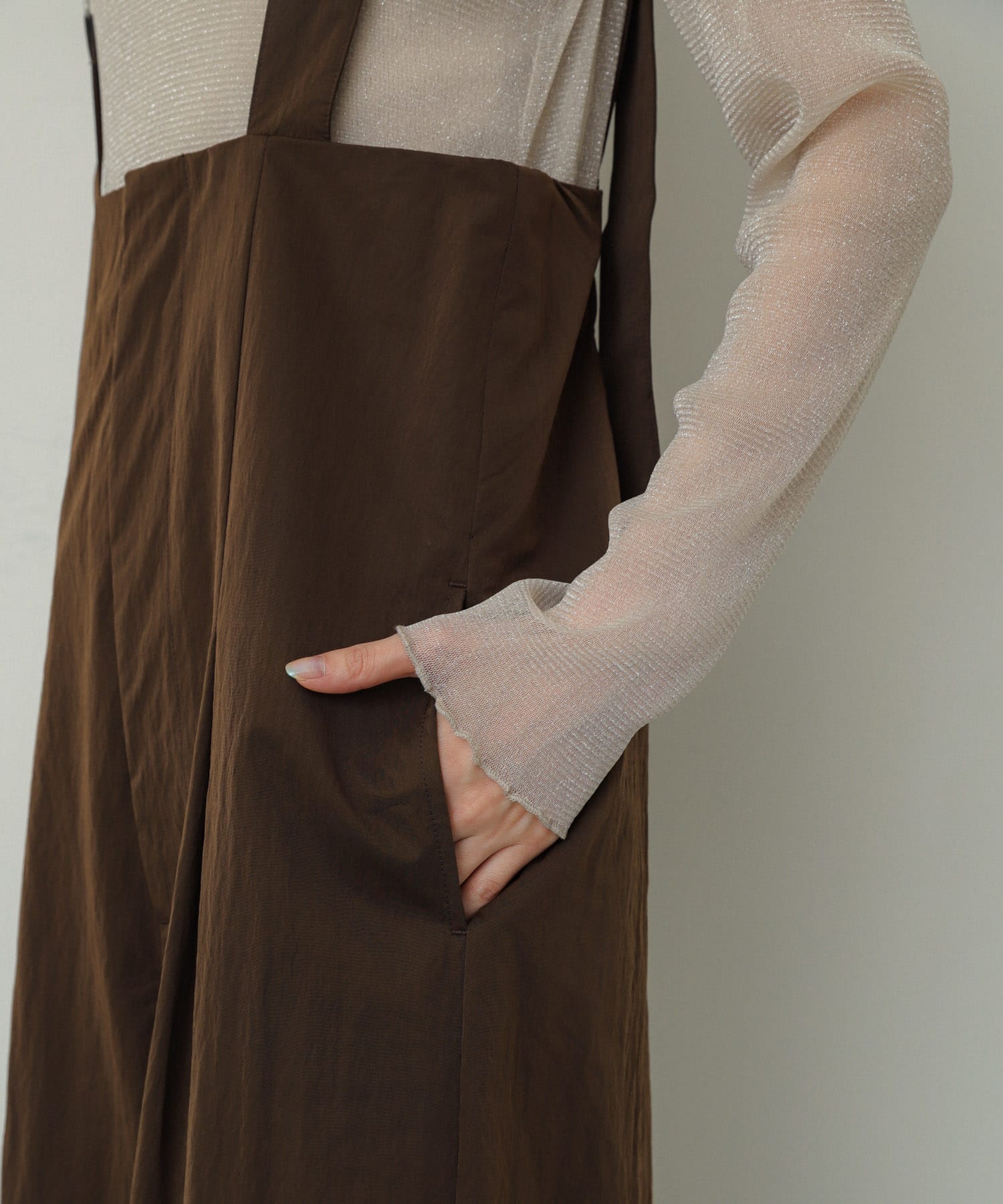 身長：169cm サイズ：one