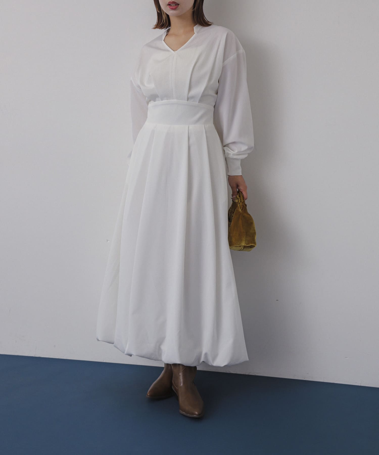 身長：158cm サイズ：one