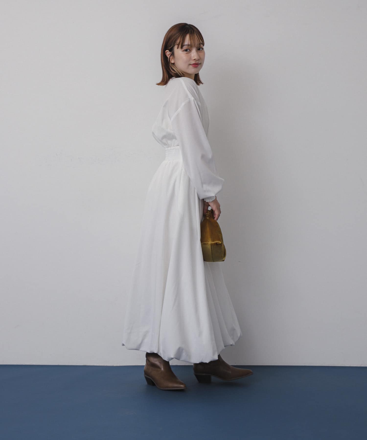 身長：158cm サイズ：one