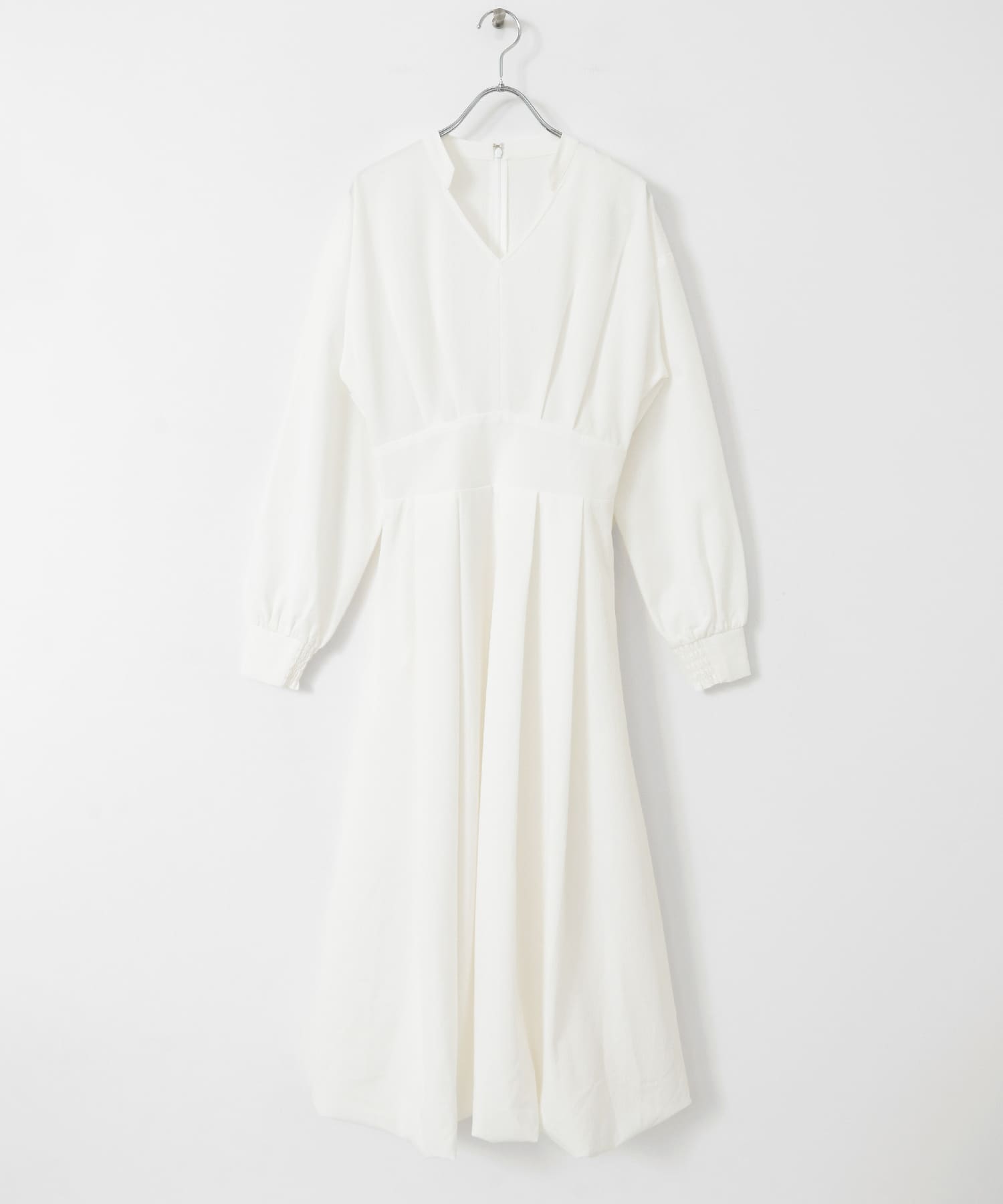 スキッパーバルーンワンピース OFF WHITE COMPACT