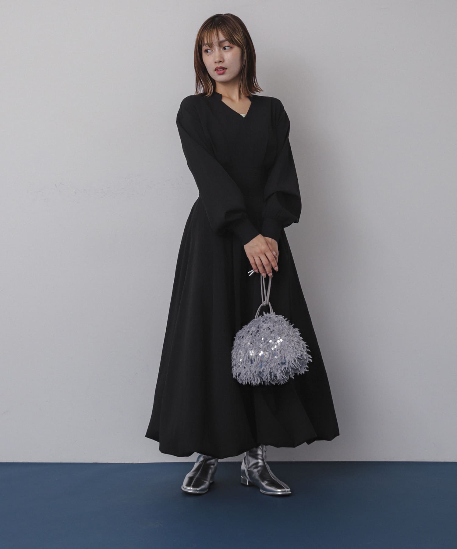 身長：158cm サイズ：one