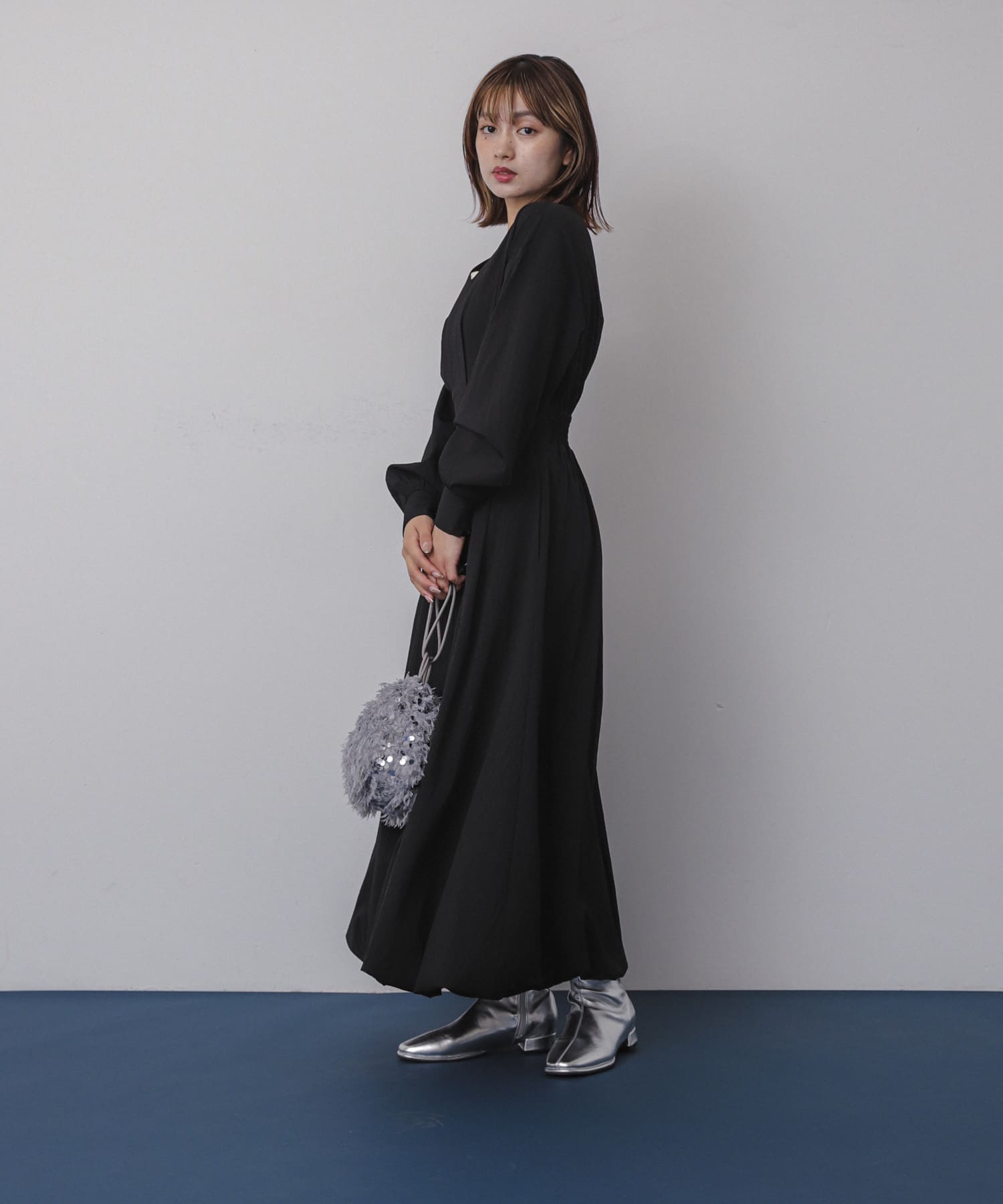 身長：158cm サイズ：one