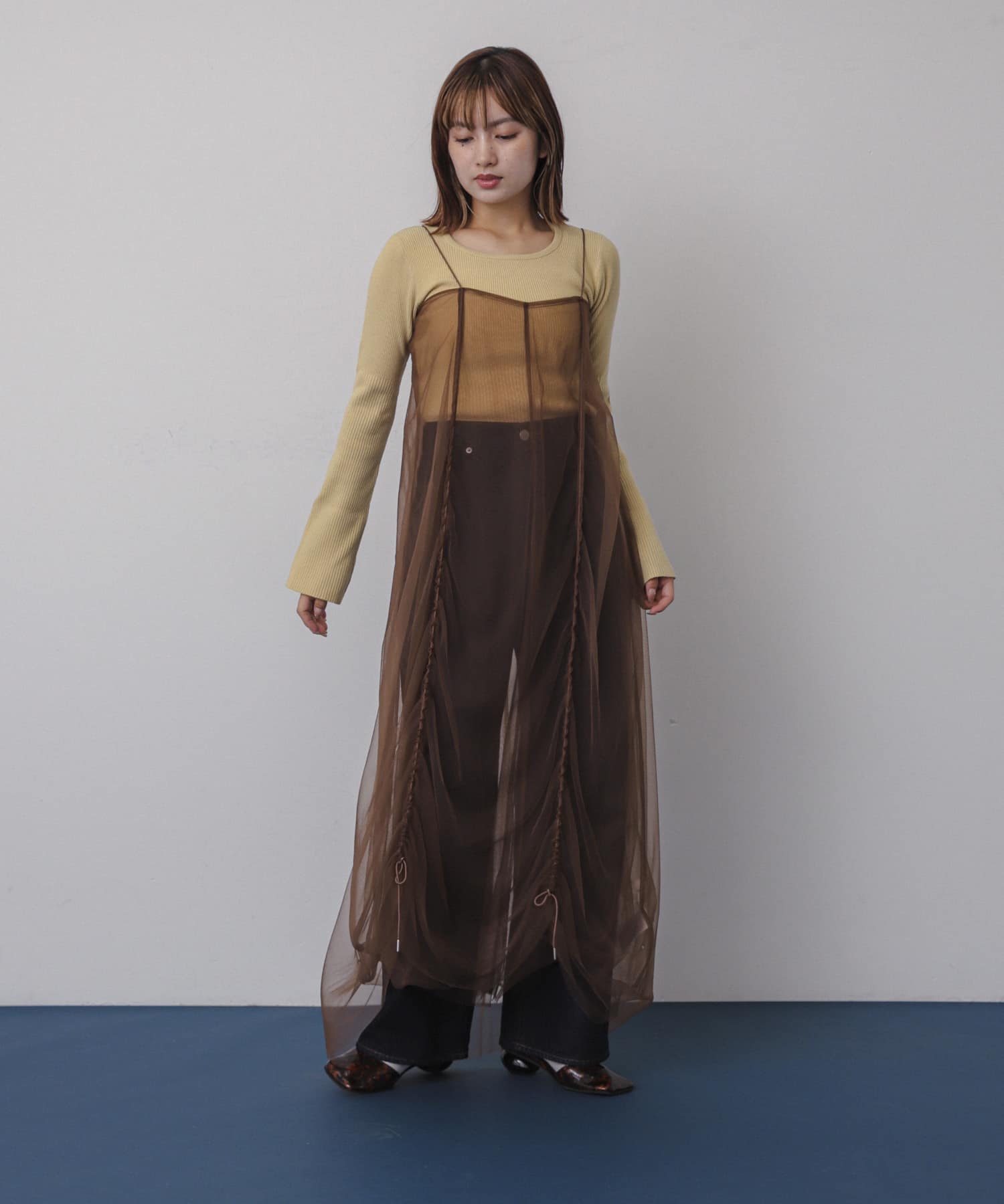 身長：158cm サイズ：one