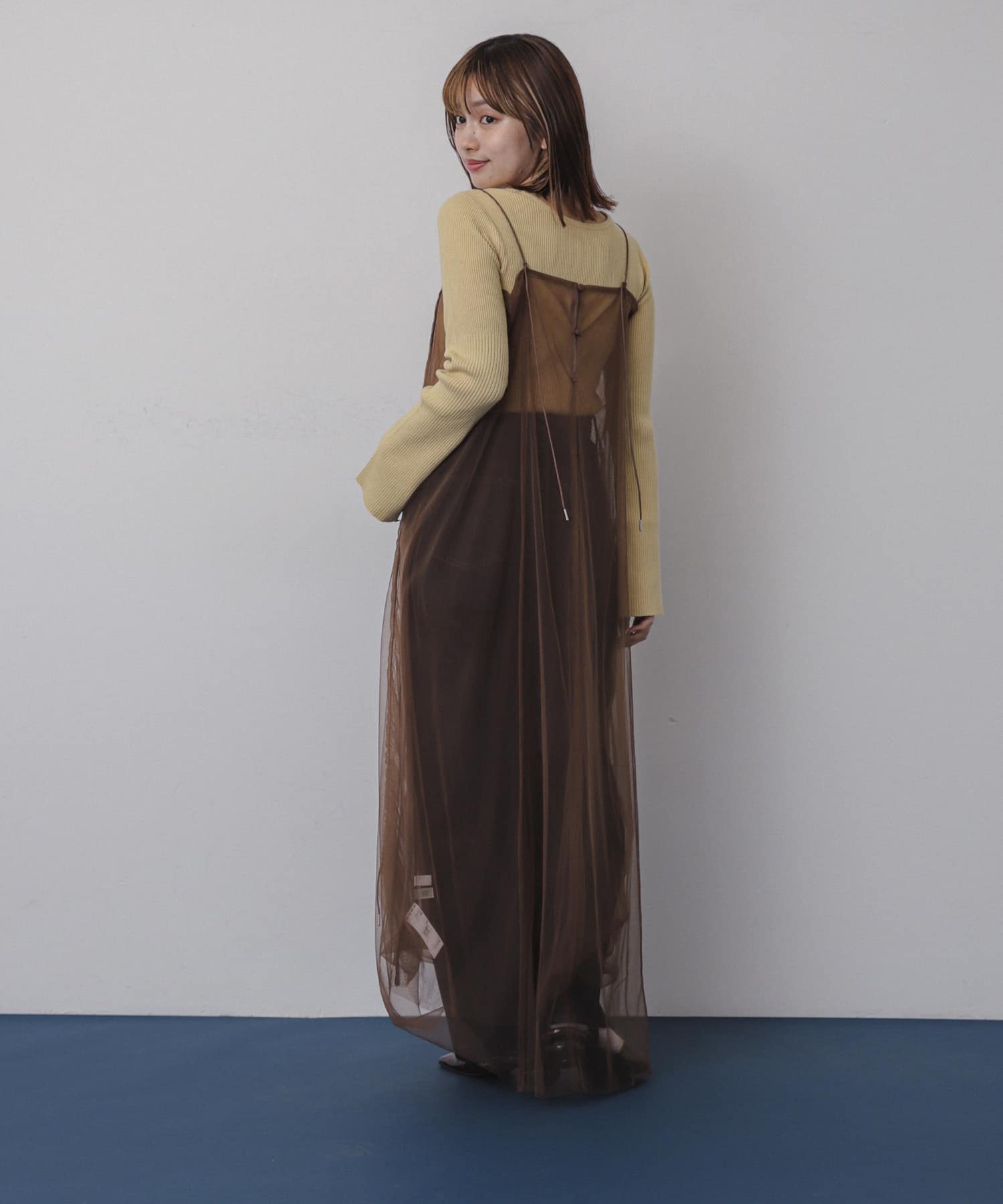 身長：158cm サイズ：one