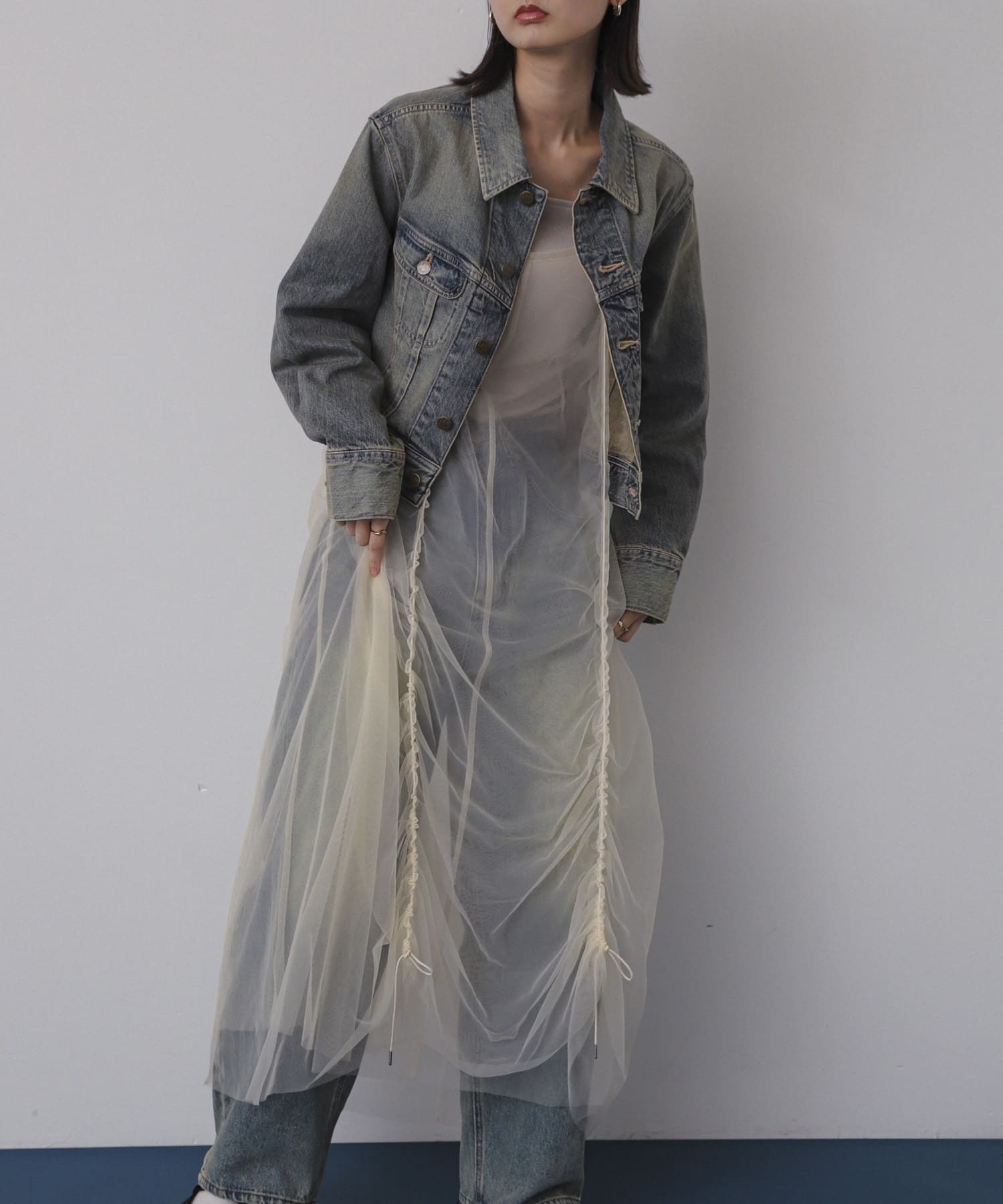 身長：169cm サイズ：one