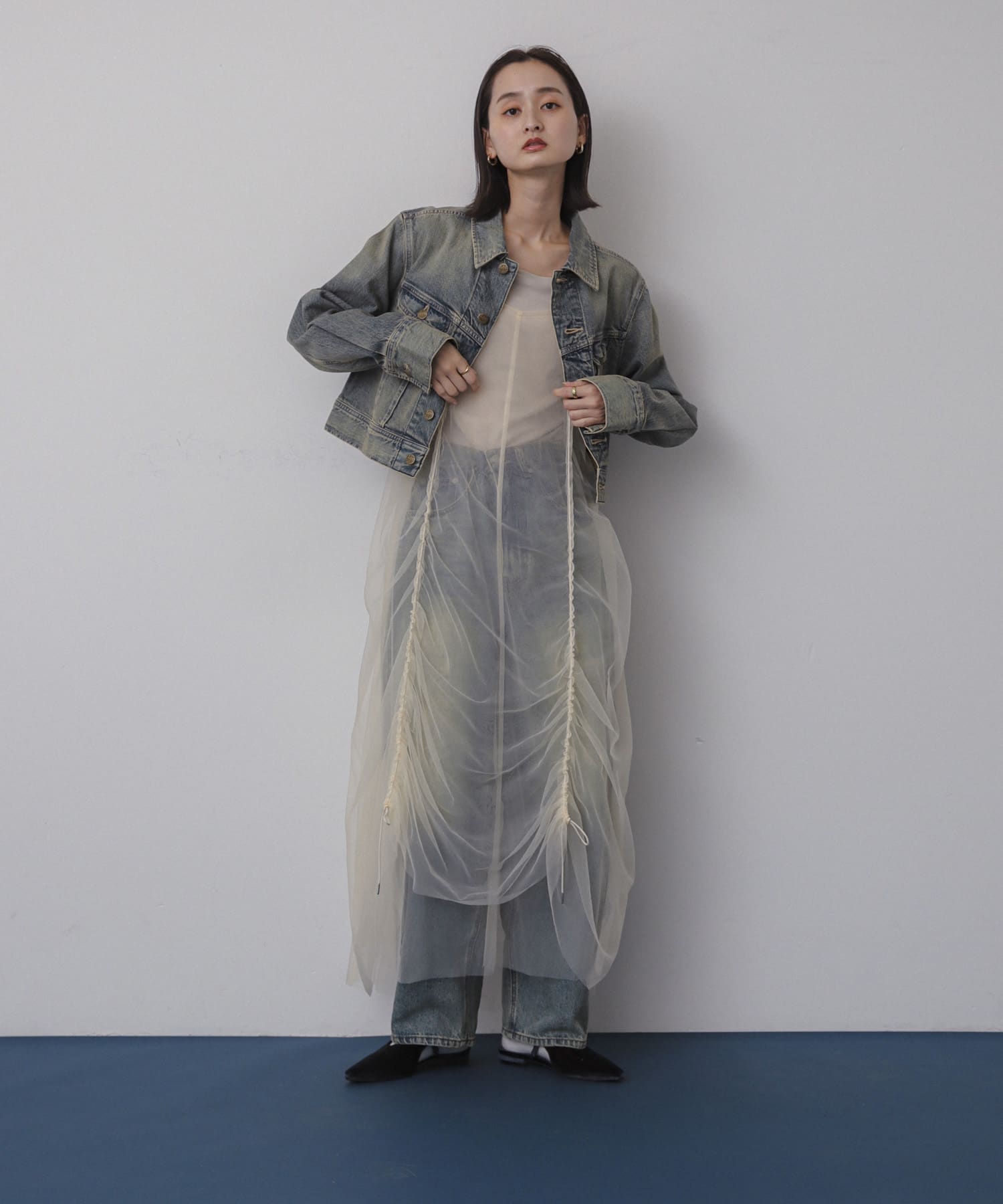 身長：169cm サイズ：one