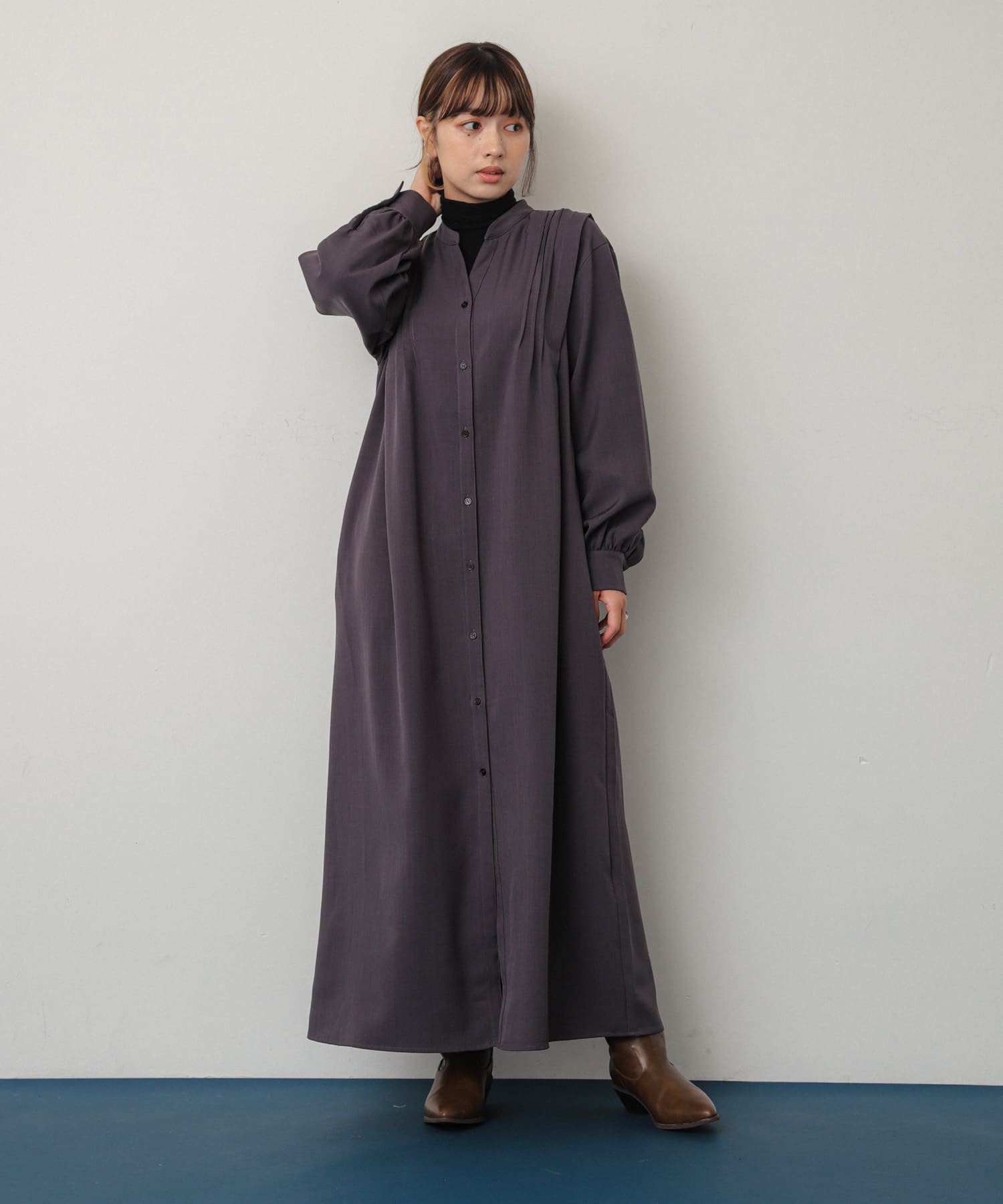 身長：158cm サイズ：one