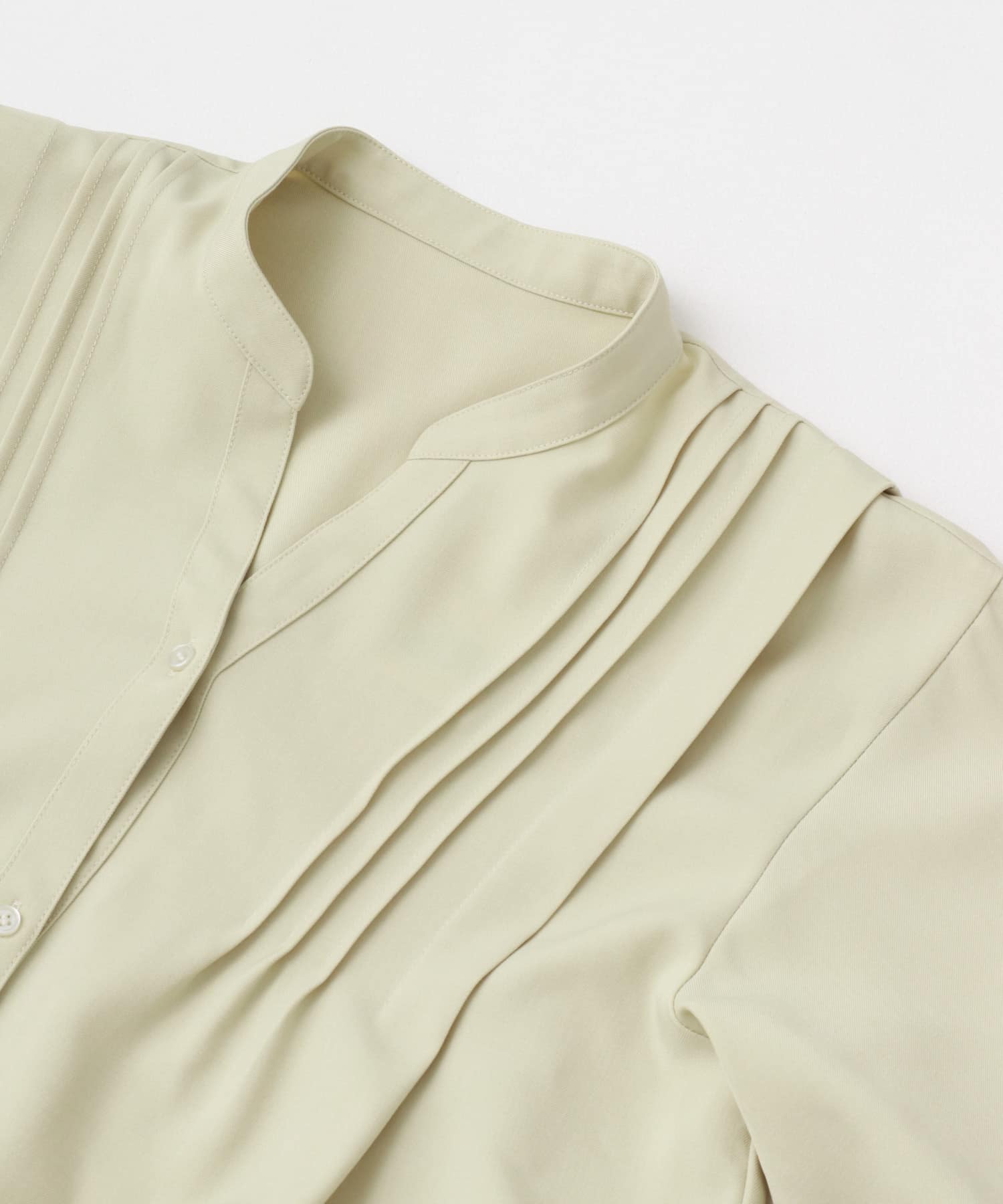 『Shortサイズあり』タックシャツワンピース BEIGE Short