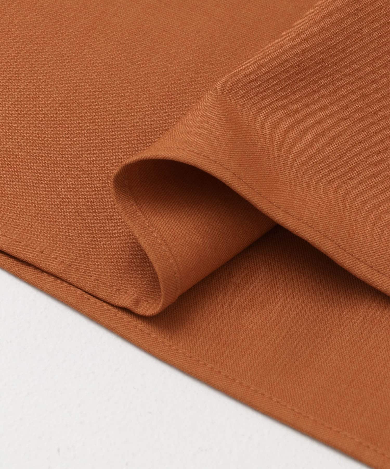 『Shortサイズあり』タックシャツワンピース ORANGE Short