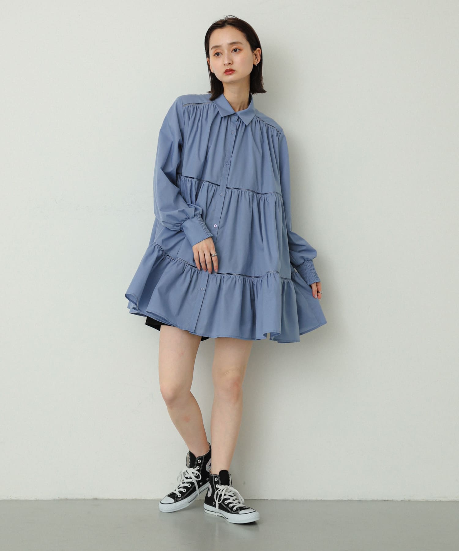 身長：169cm サイズ：one