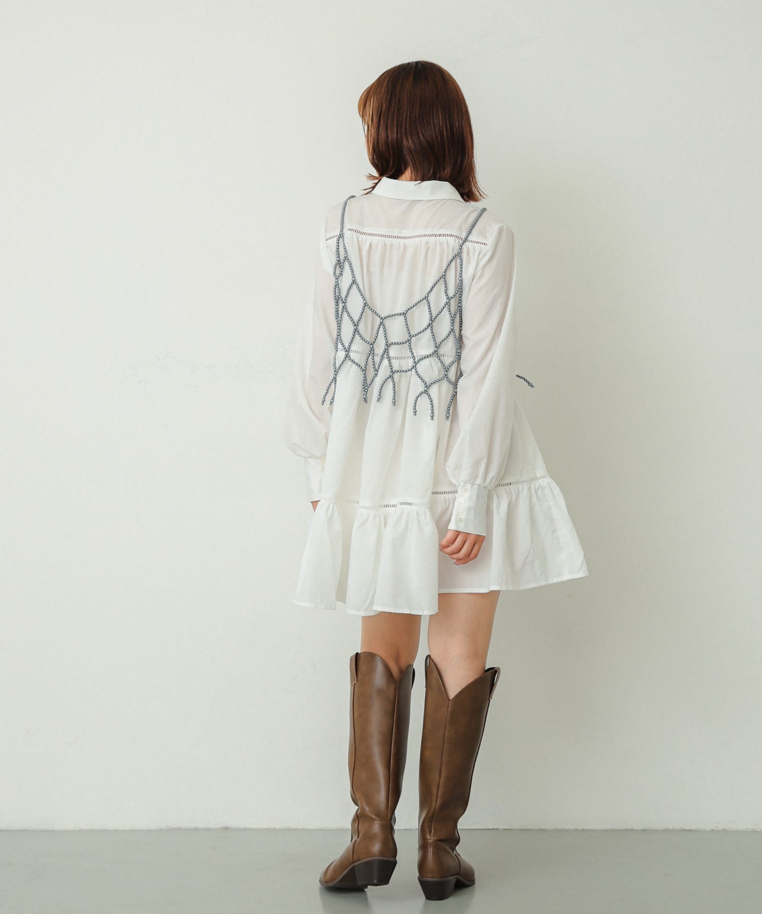身長：158cm サイズ：one