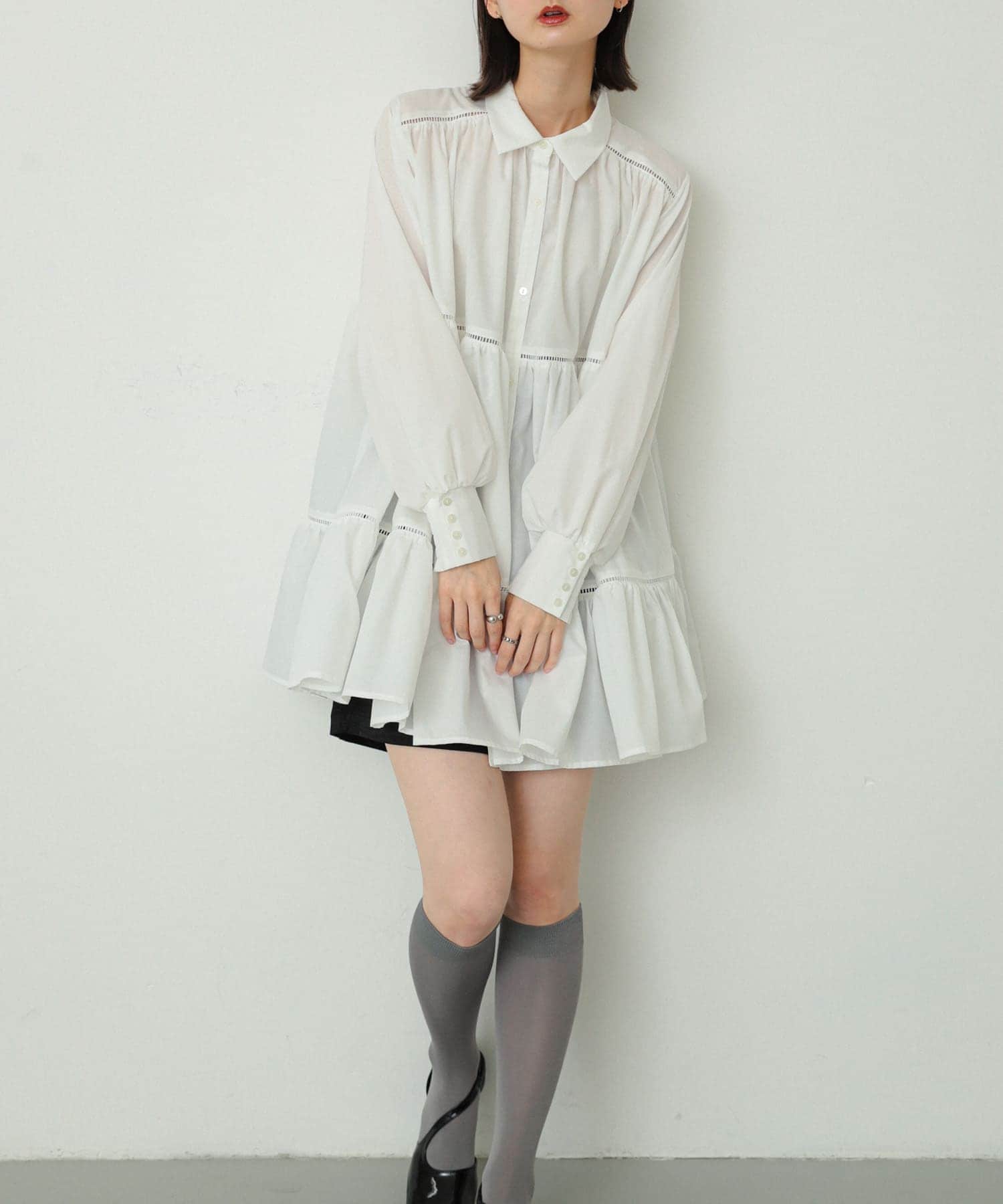 身長：169cm サイズ：one