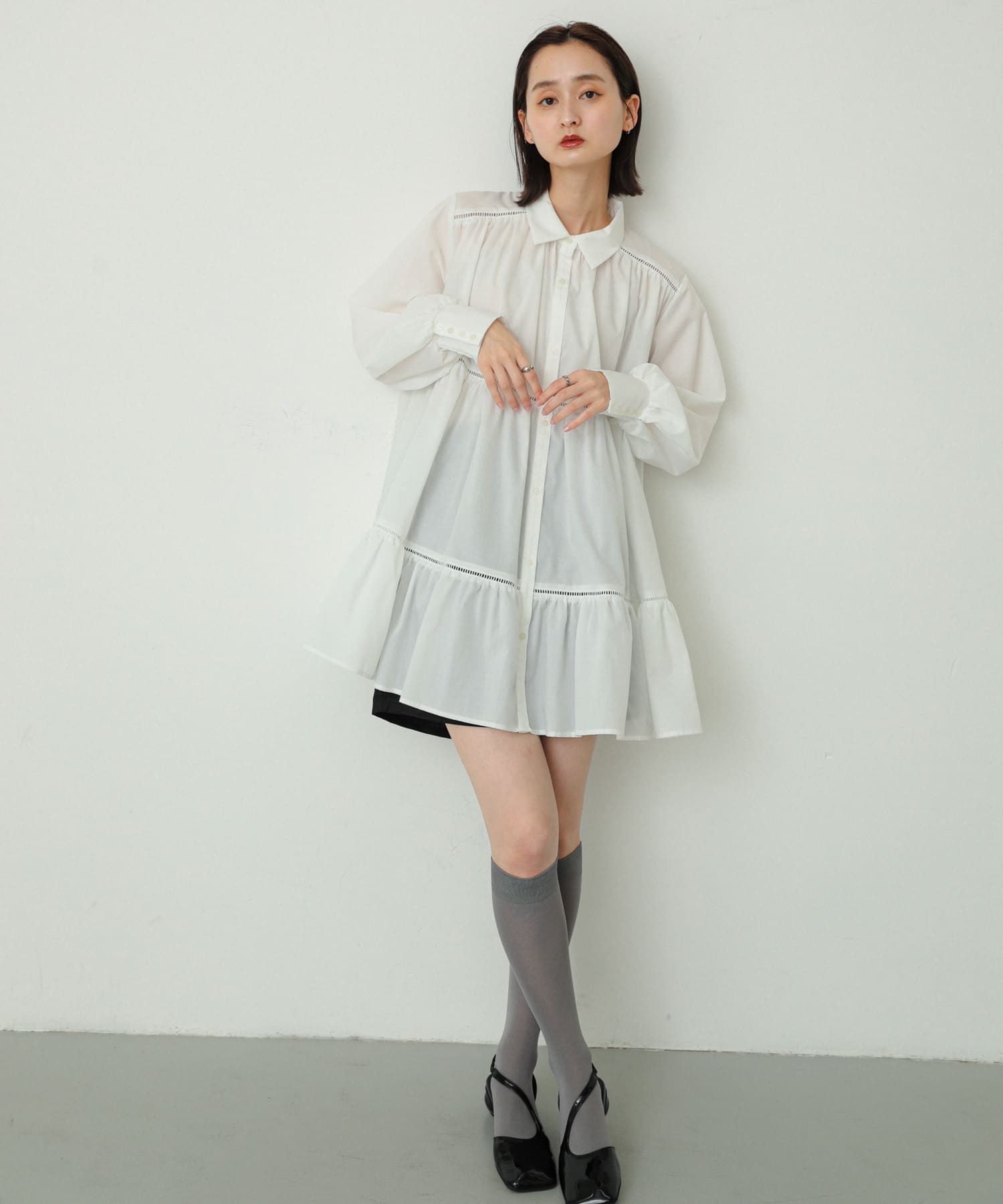 身長：169cm サイズ：one
