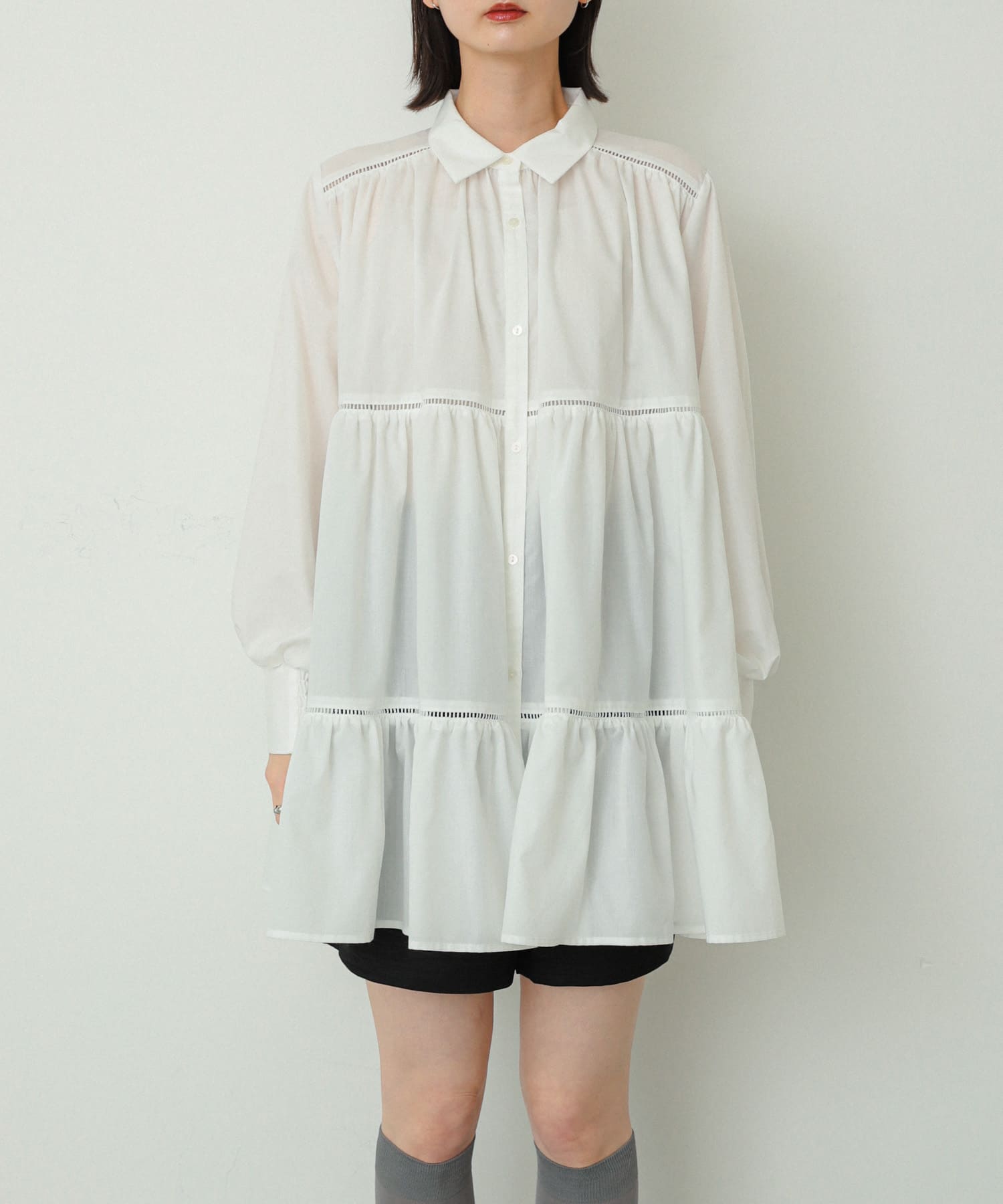 身長：169cm サイズ：one