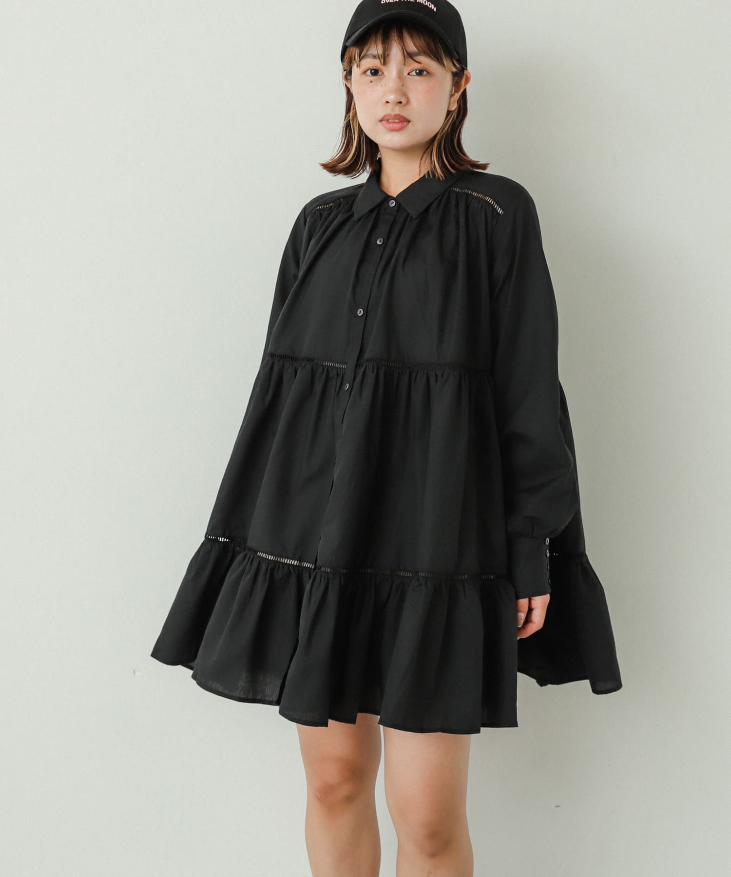 身長：158cm サイズ：one