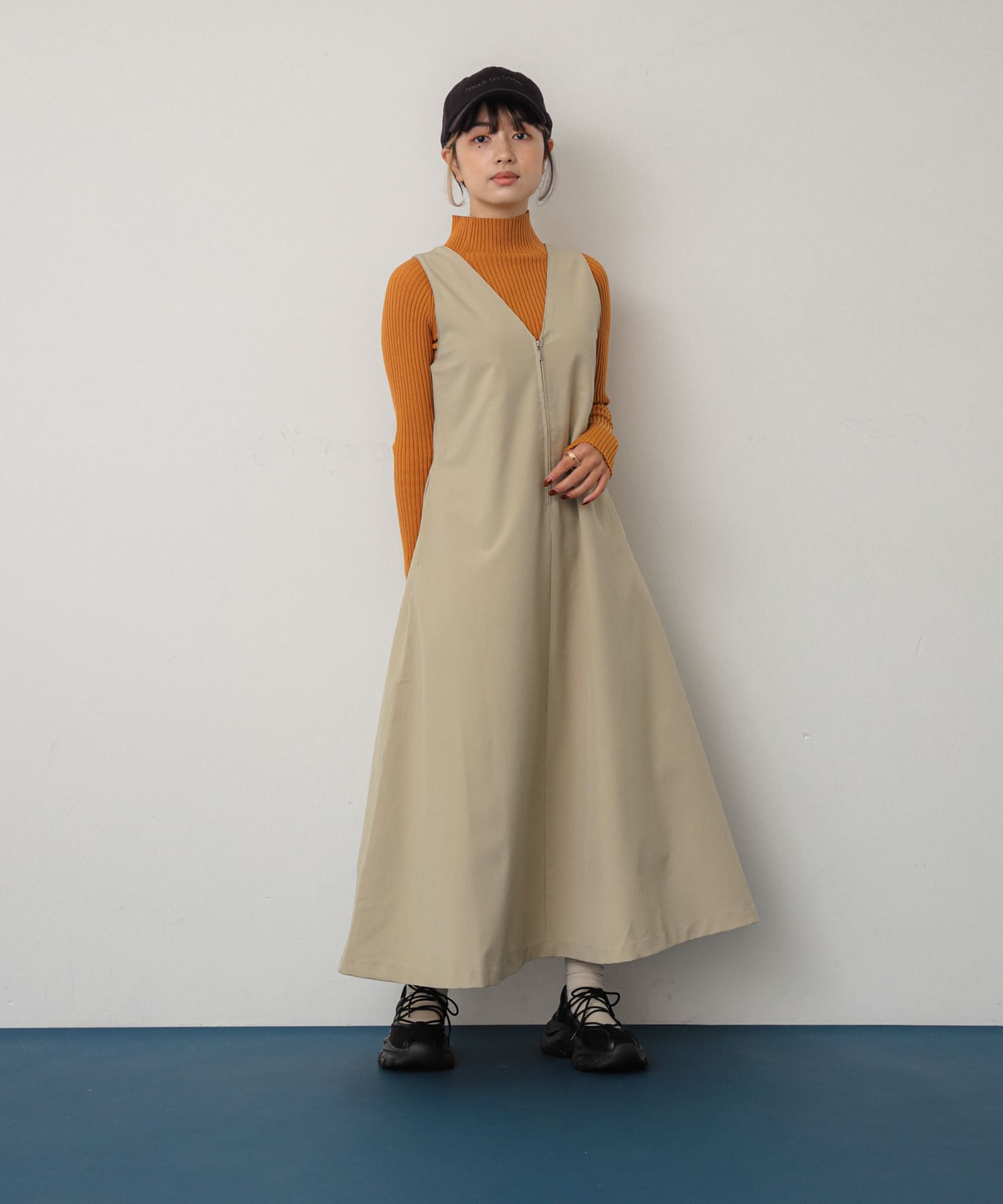 身長：158cm サイズ：one