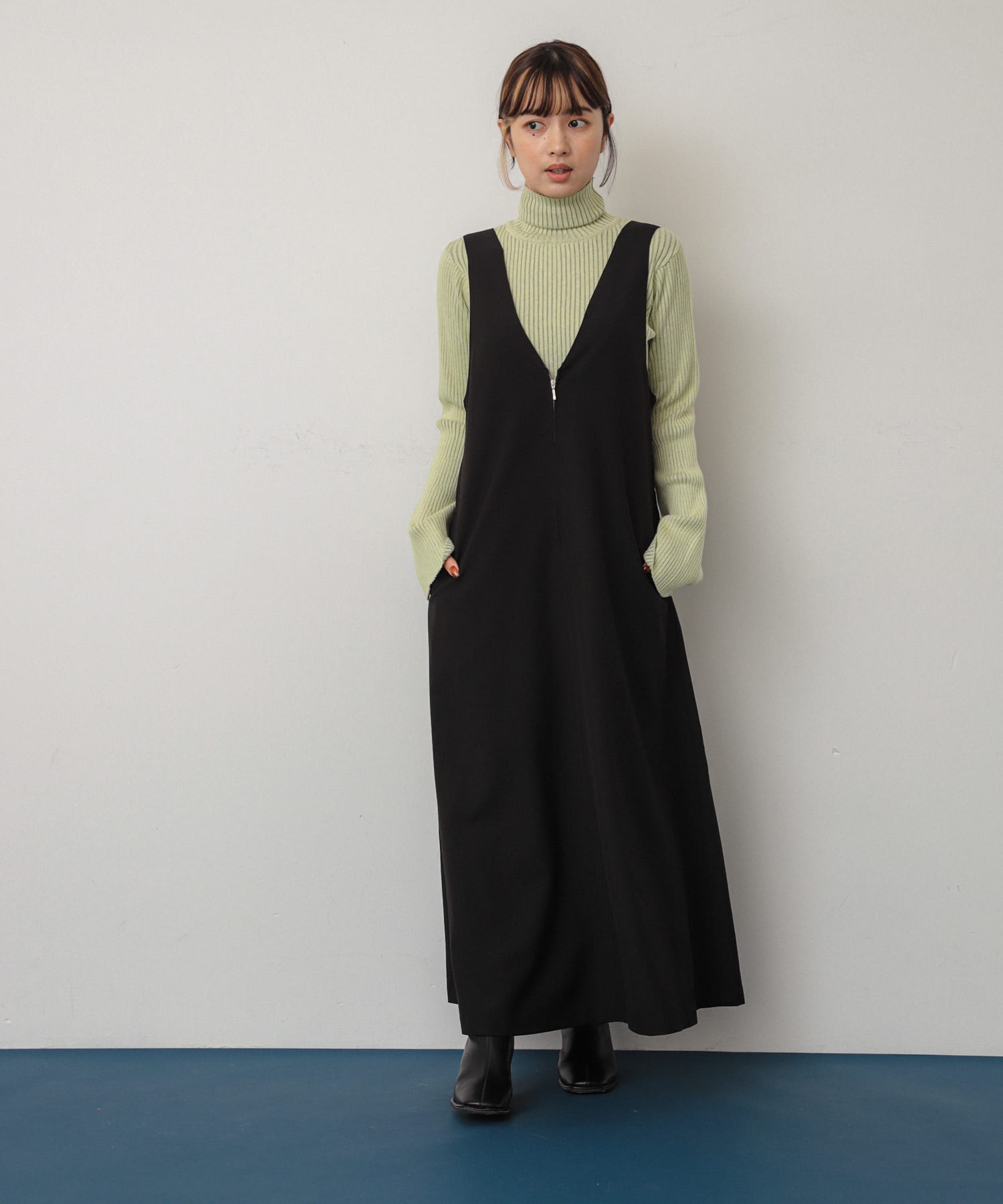 身長：158cm サイズ：one