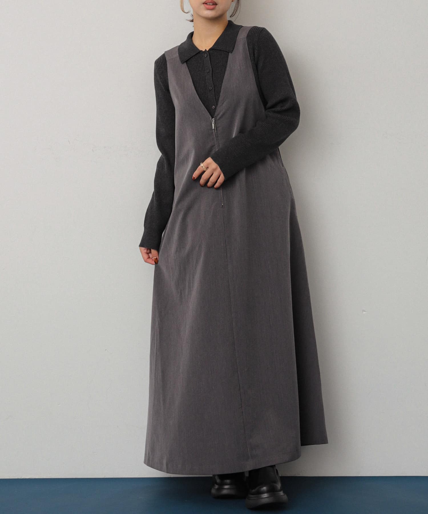 身長：158cm サイズ：one