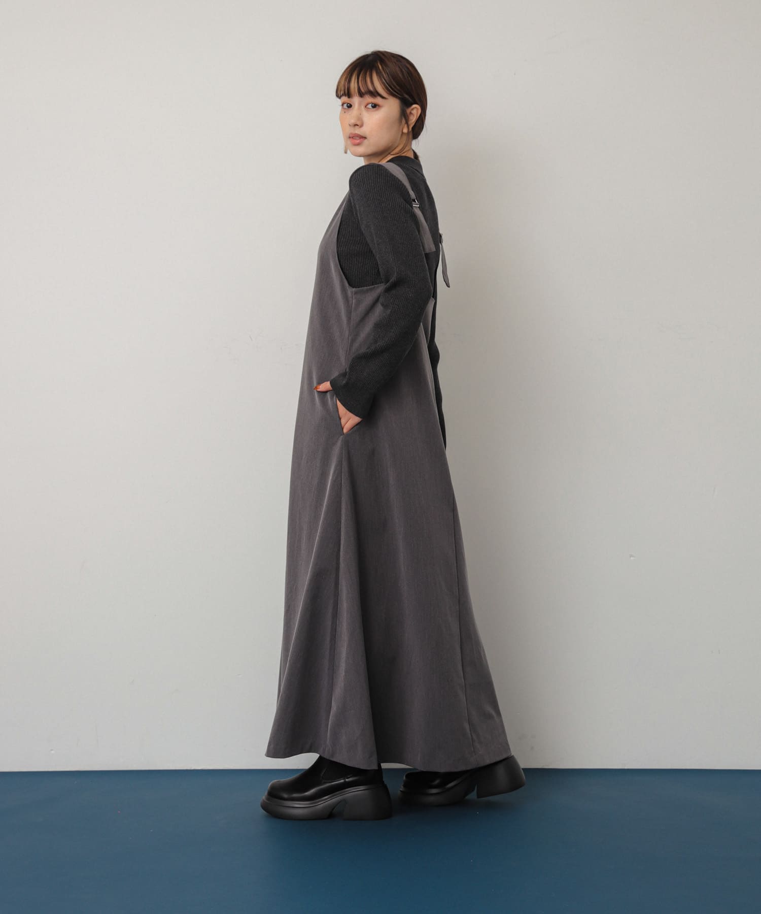 身長：158cm サイズ：one