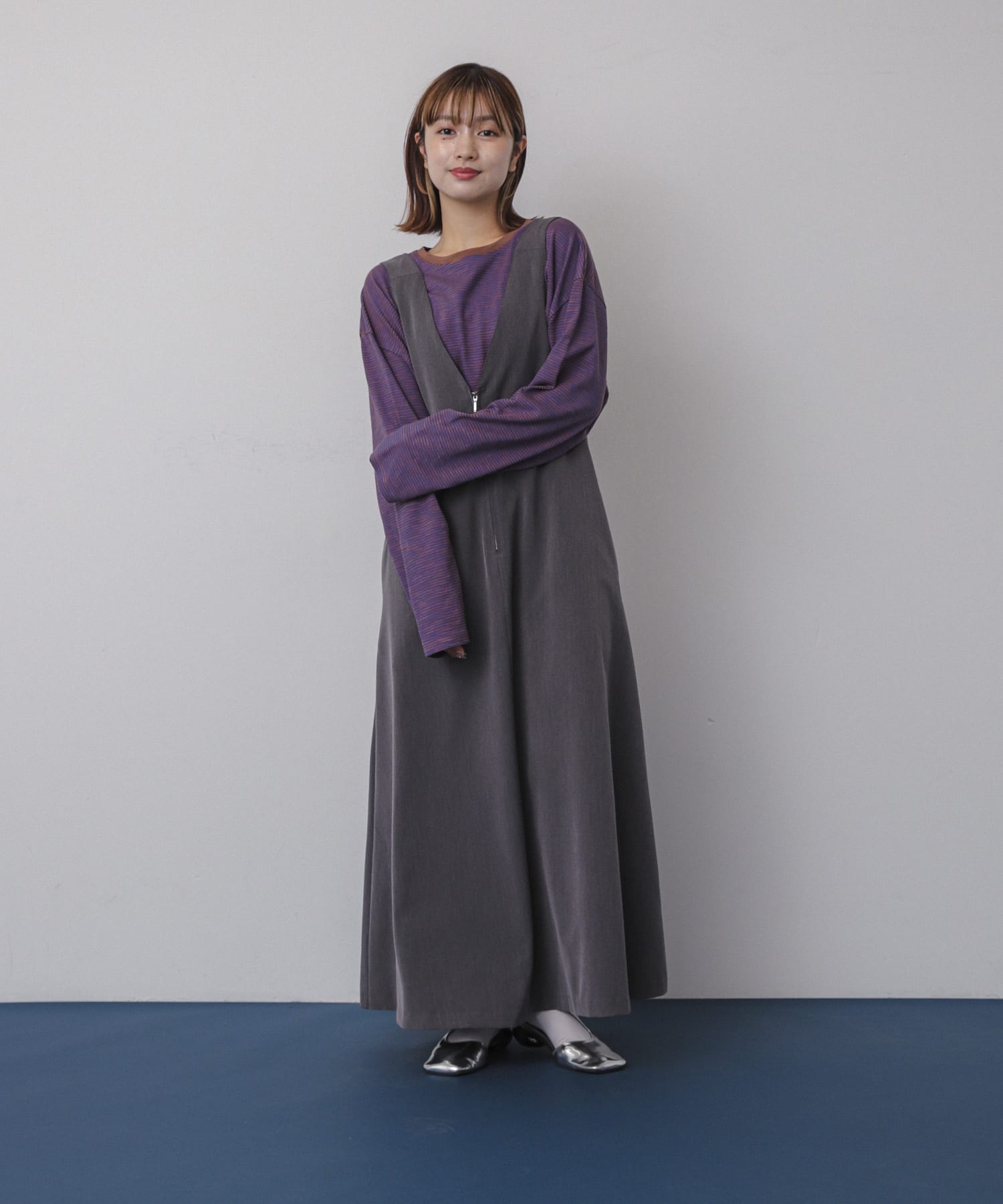身長：158cm サイズ：one