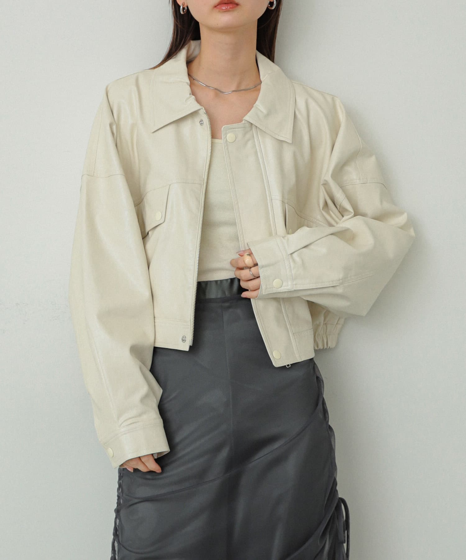 身長：169cm サイズ：one