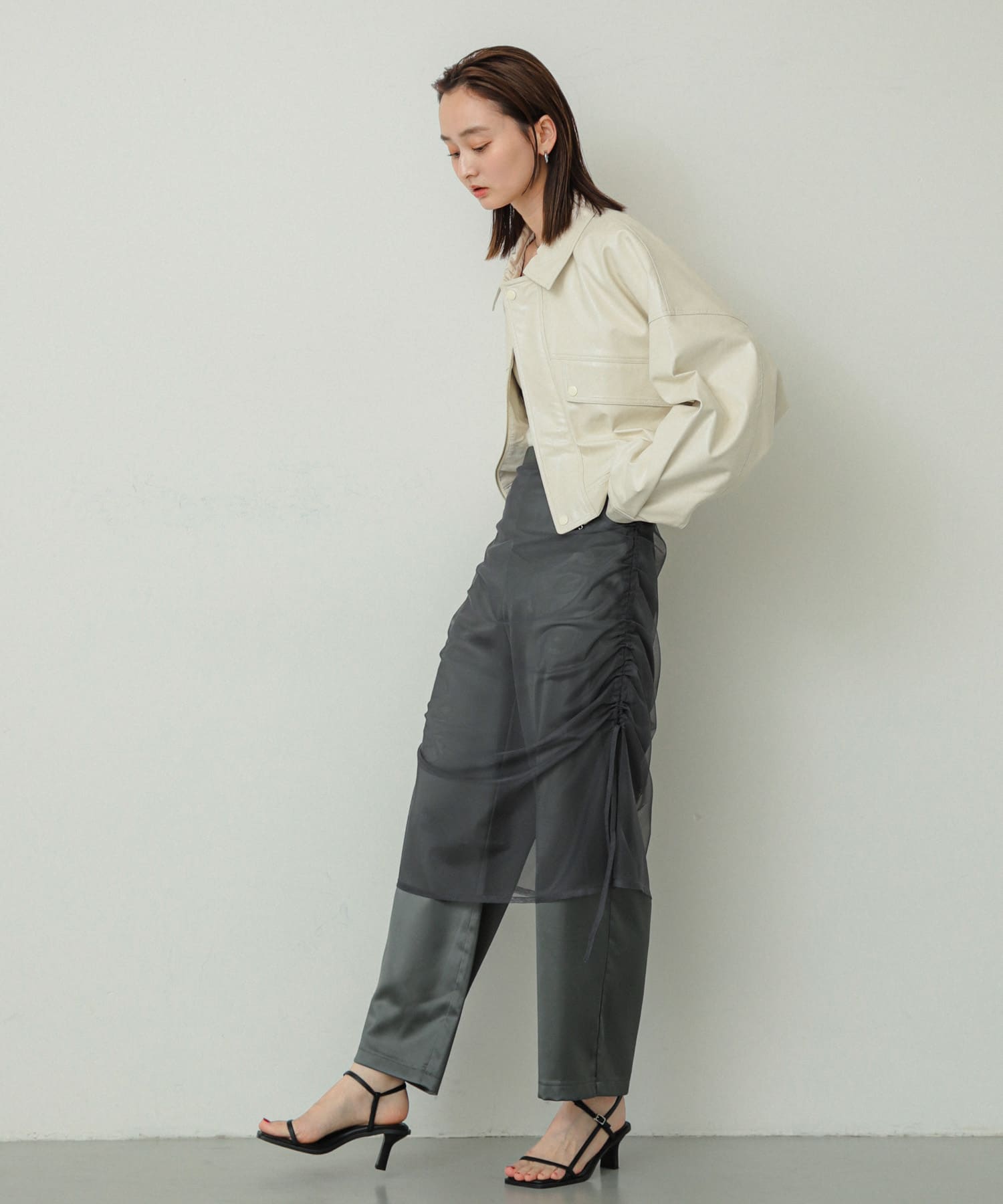 身長：169cm サイズ：one