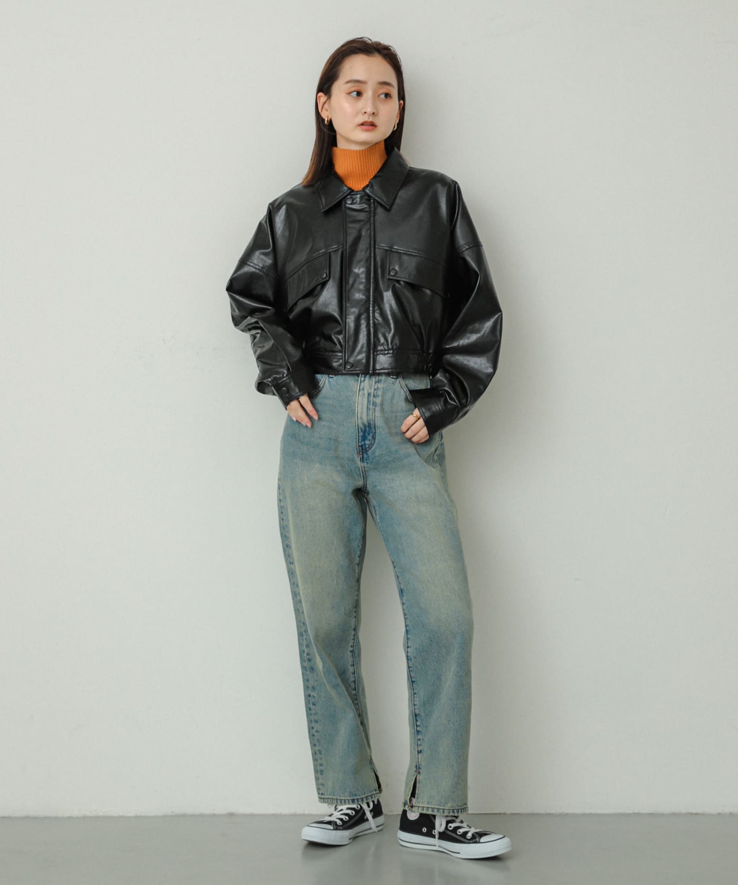 身長：169cm サイズ：one