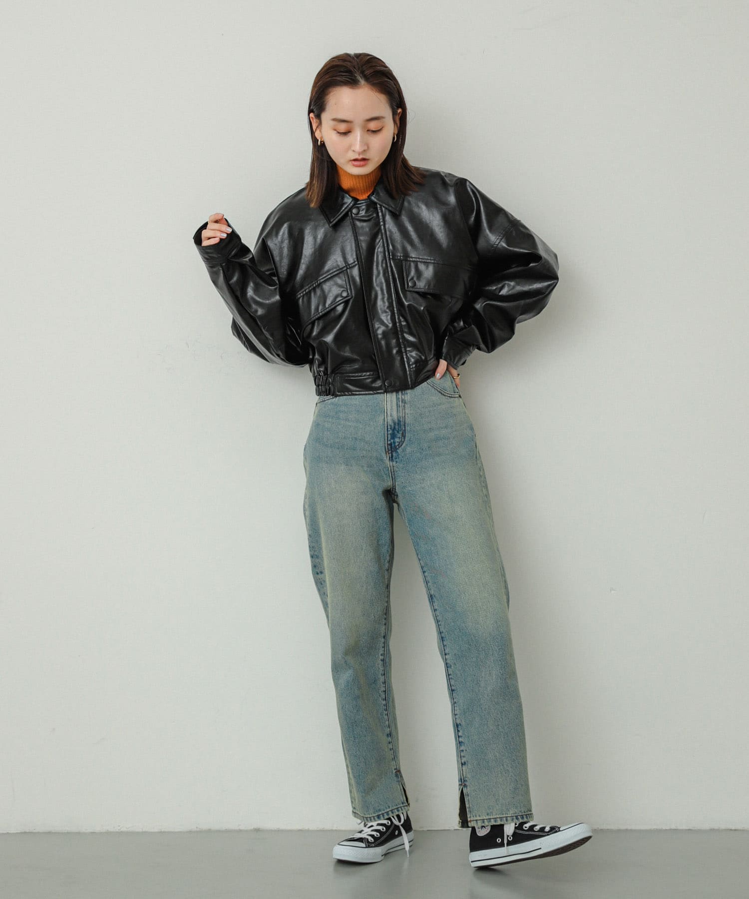 身長：169cm サイズ：one