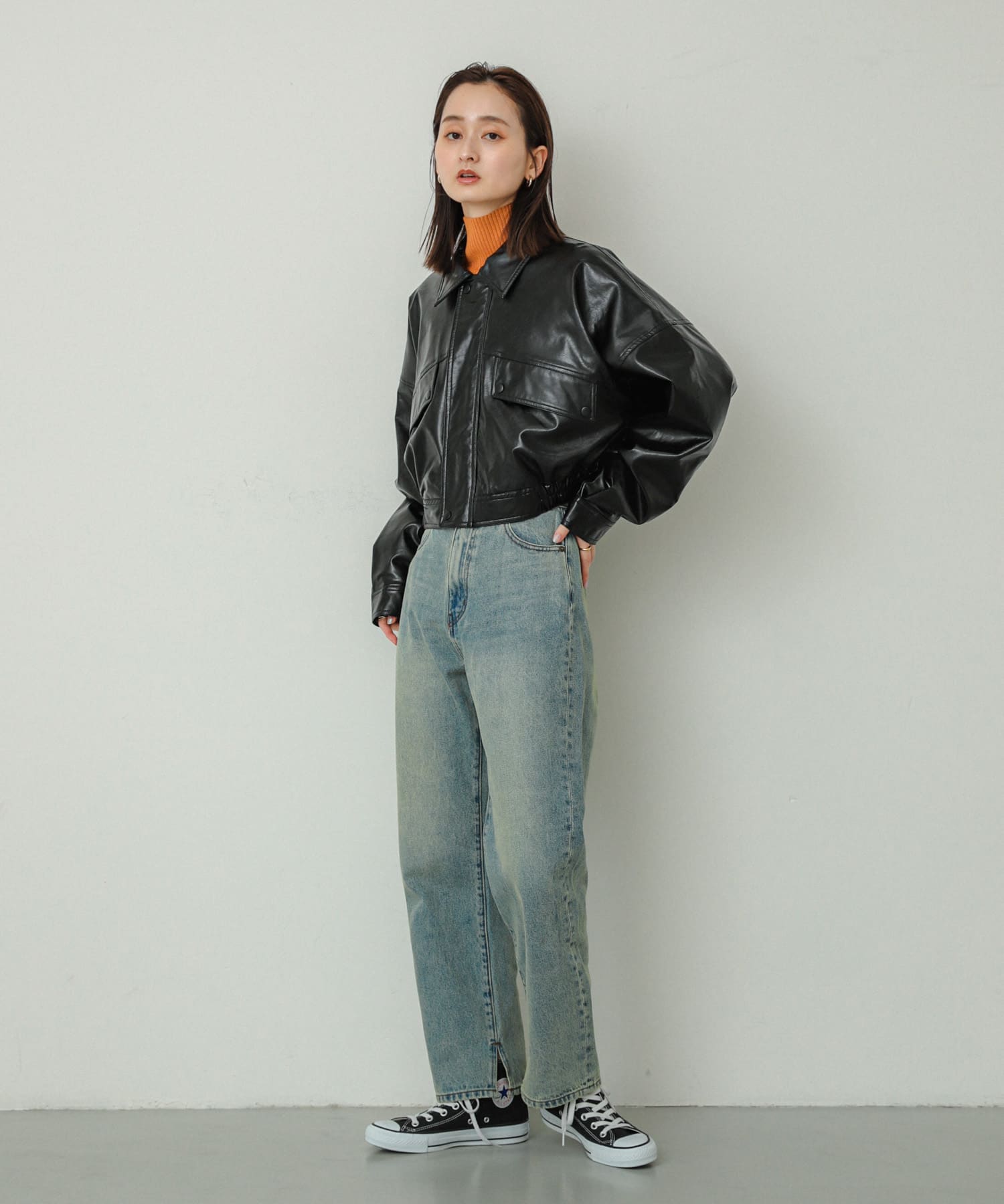 身長：169cm サイズ：one